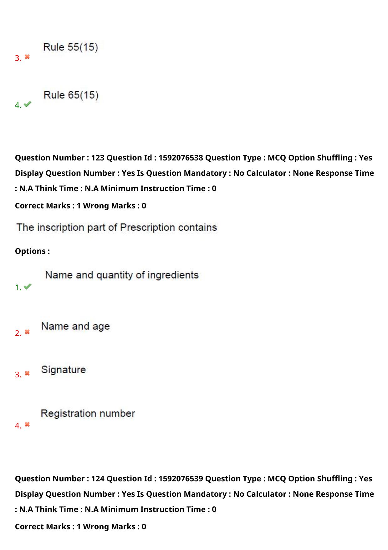 TS ECET 2023 Pharmacy Question Paper - Page 82