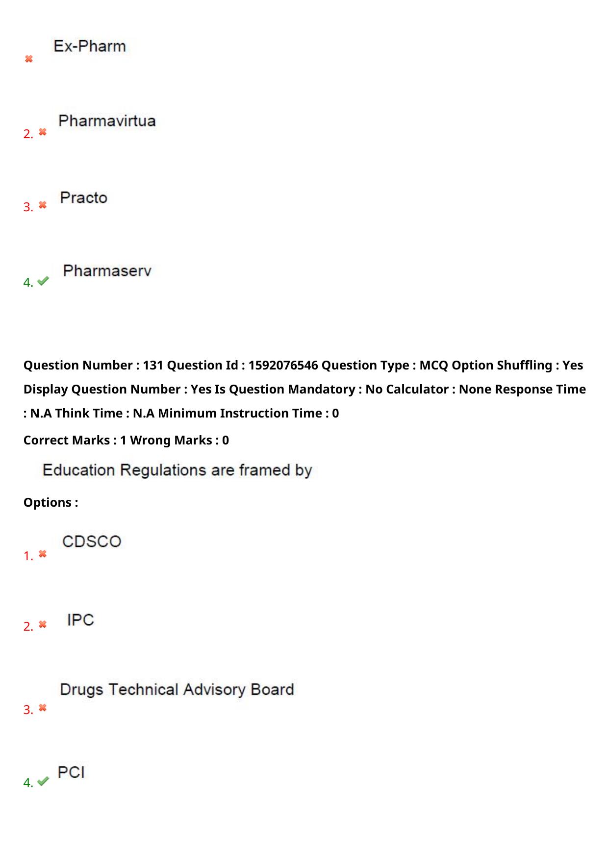 TS ECET 2023 Pharmacy Question Paper - Page 87