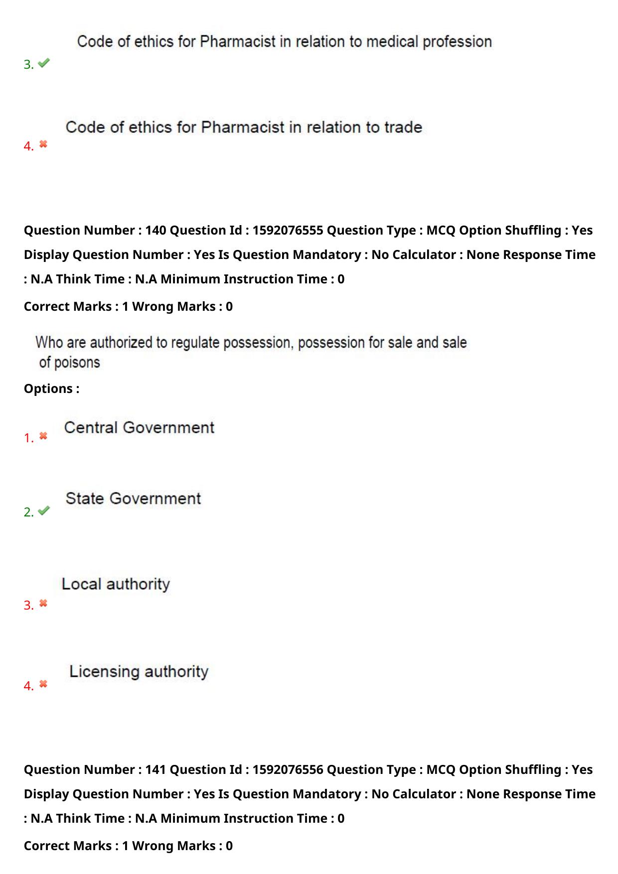 TS ECET 2023 Pharmacy Question Paper - Page 93