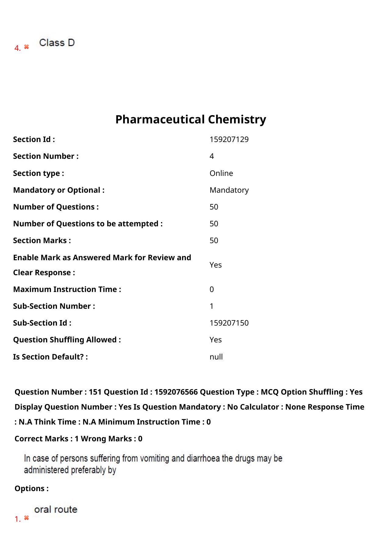 TS ECET 2023 Pharmacy Question Paper - Page 100
