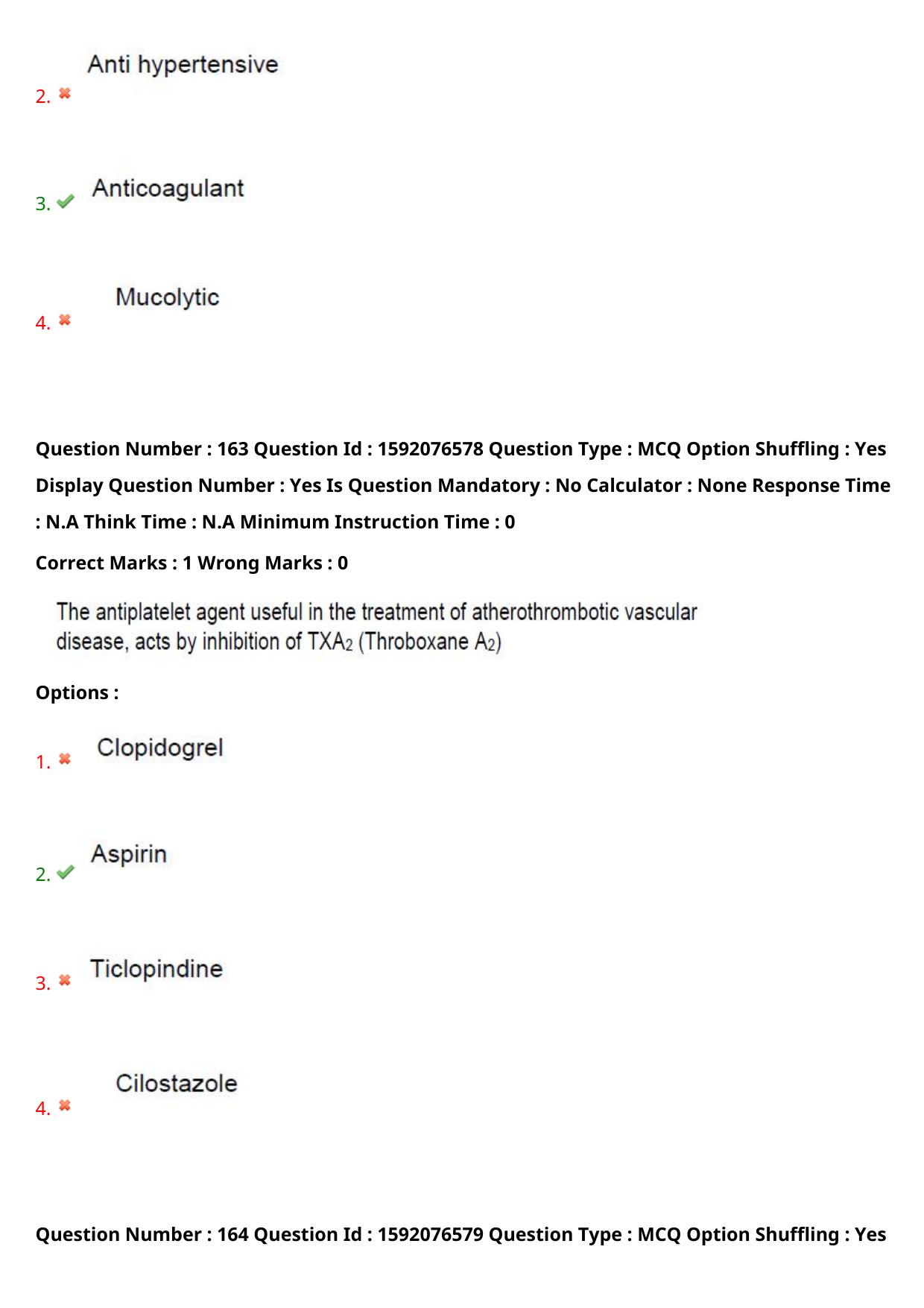 TS ECET 2023 Pharmacy Question Paper - Page 108