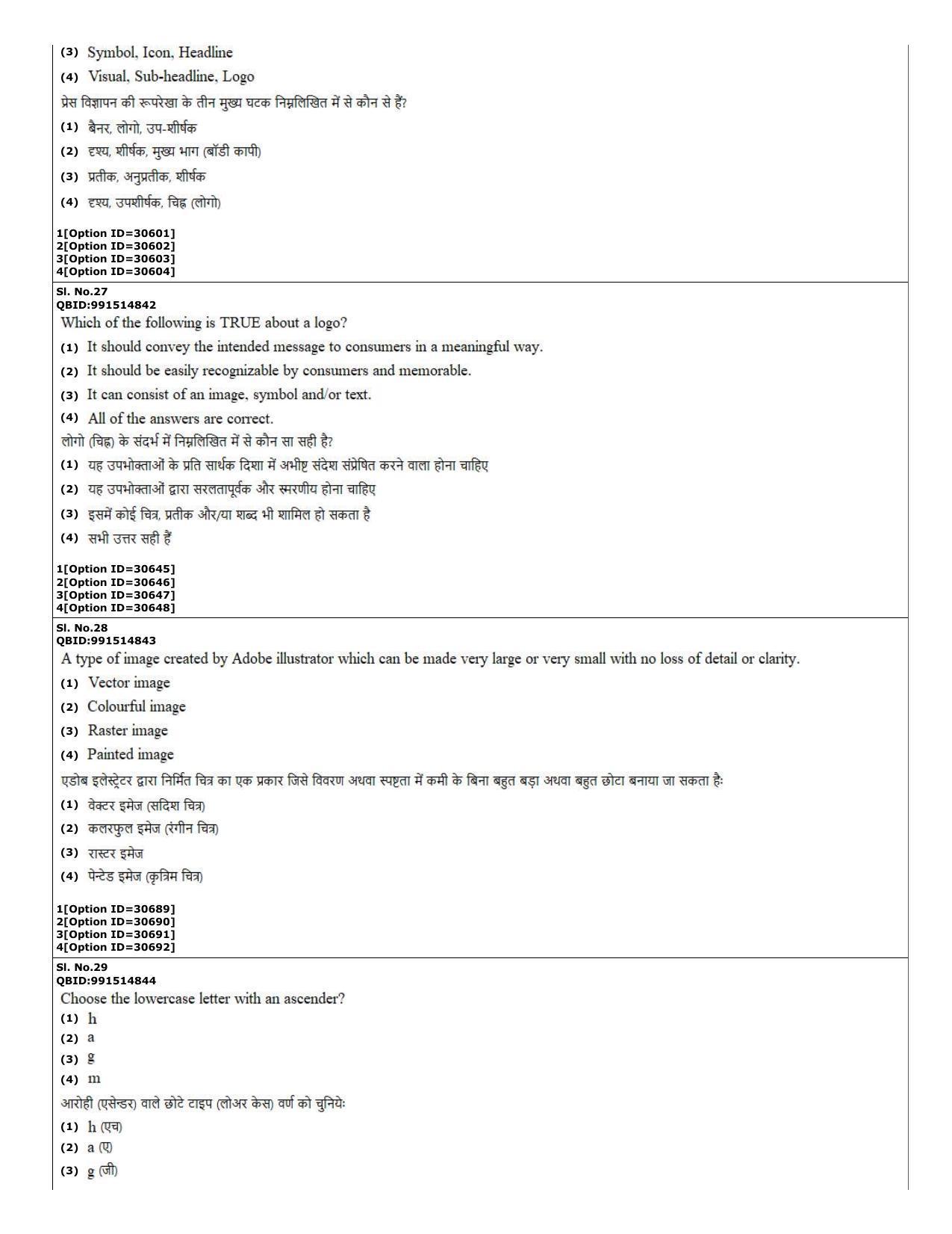CUET (PG) 2022: PGQP-74 Applied Arts (10-09-2022) Question Paper - Page 11