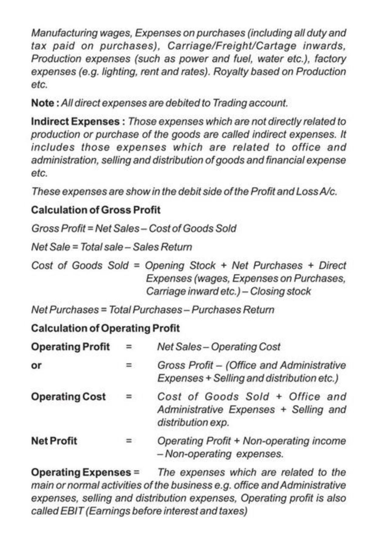Class 11 Notes, Question & Practice Paper - Accountancy (Topic 9 : Financial Statement of Sole Proprietorship) - Page 5