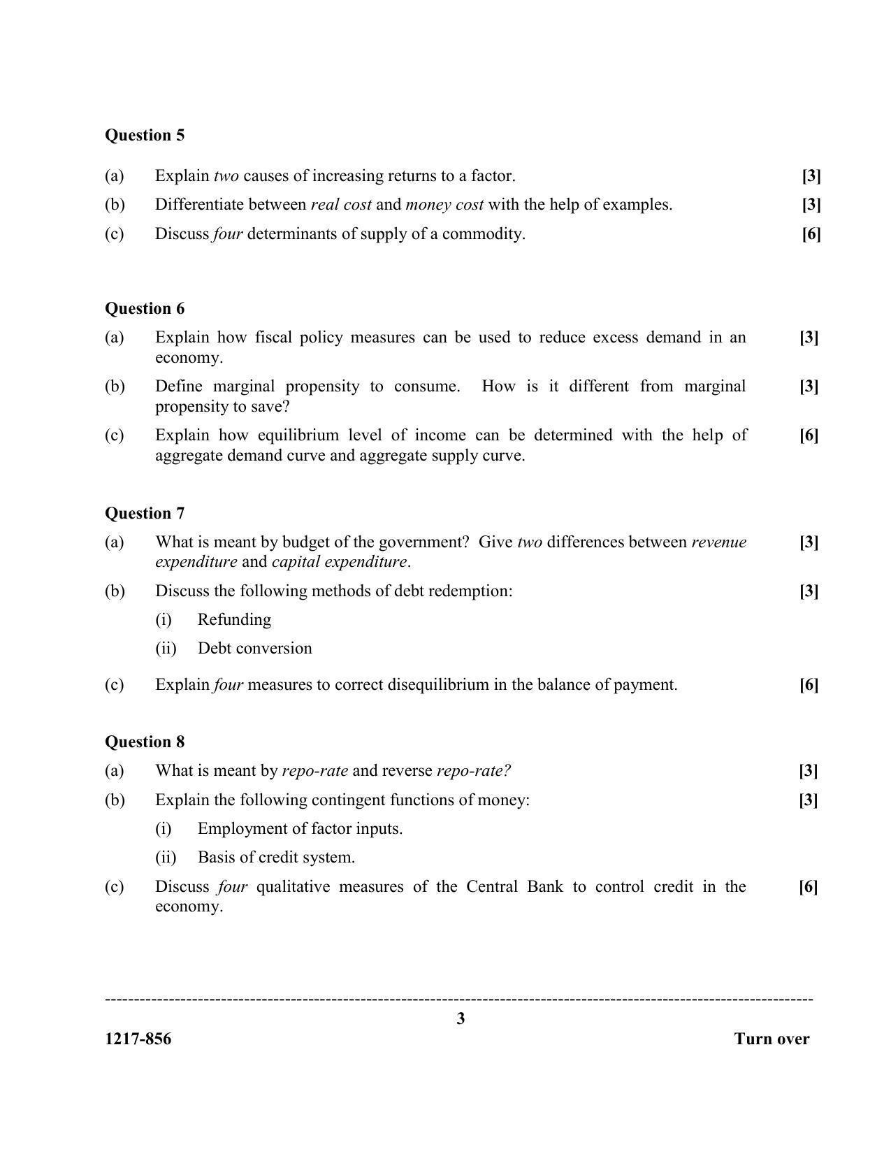 ISC Class 12 2017 ECONOMICS Question Paper IndCareer Docs isc-class-12-2017-economics-question-paper-indcareer-docs