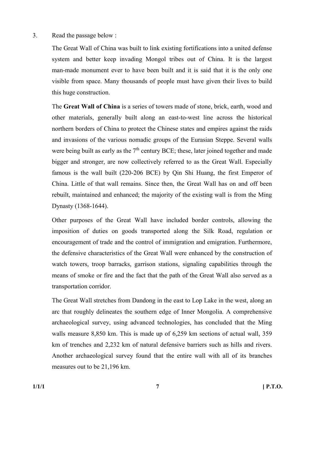 CBSE Class 12 1-1-1 (English) 2017-comptt Question Paper - Page 7