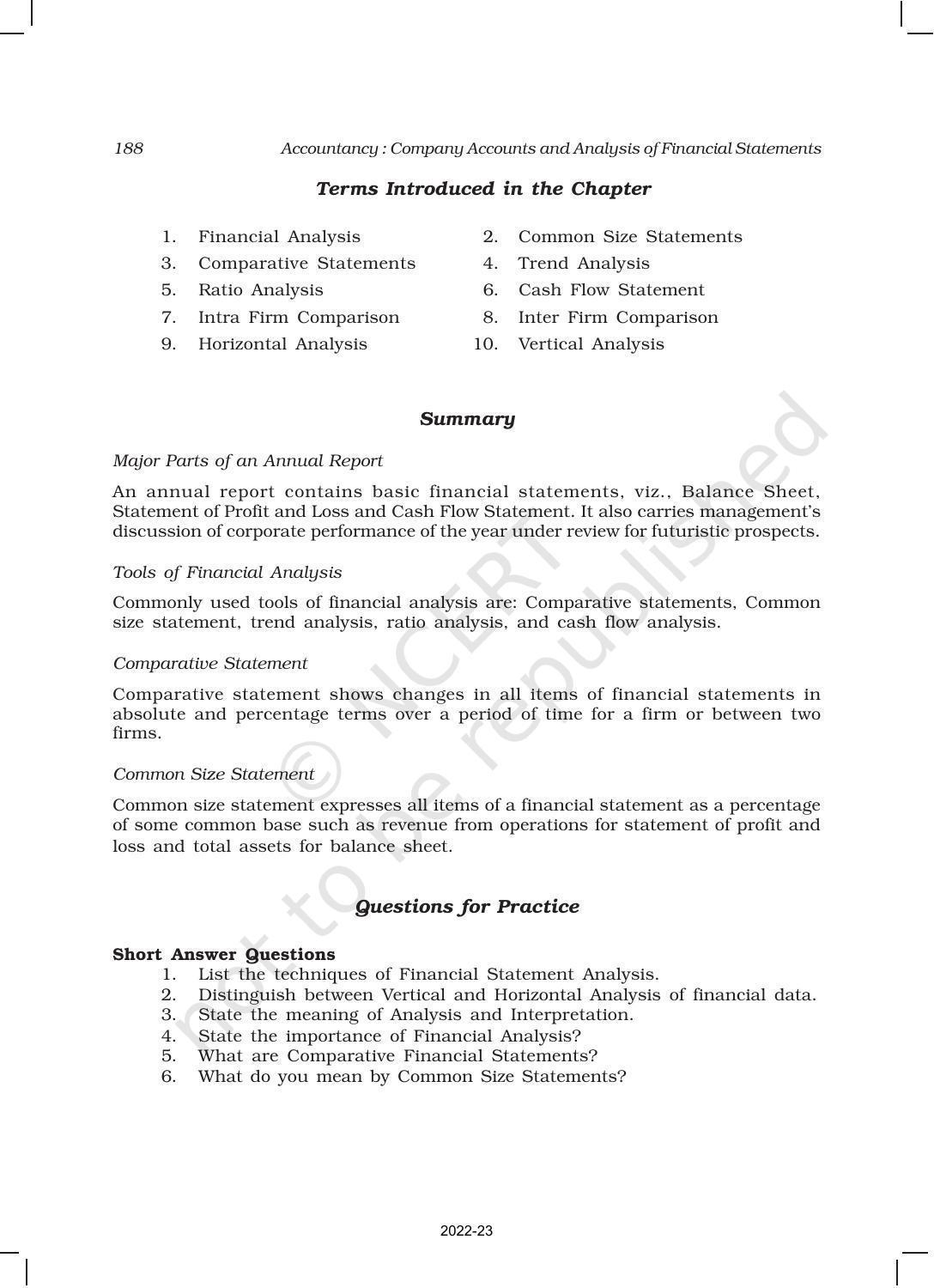 NCERT Book for Class 12 Accountancy Part II Chapter 4 Analysis of Financial Statements - Page 18