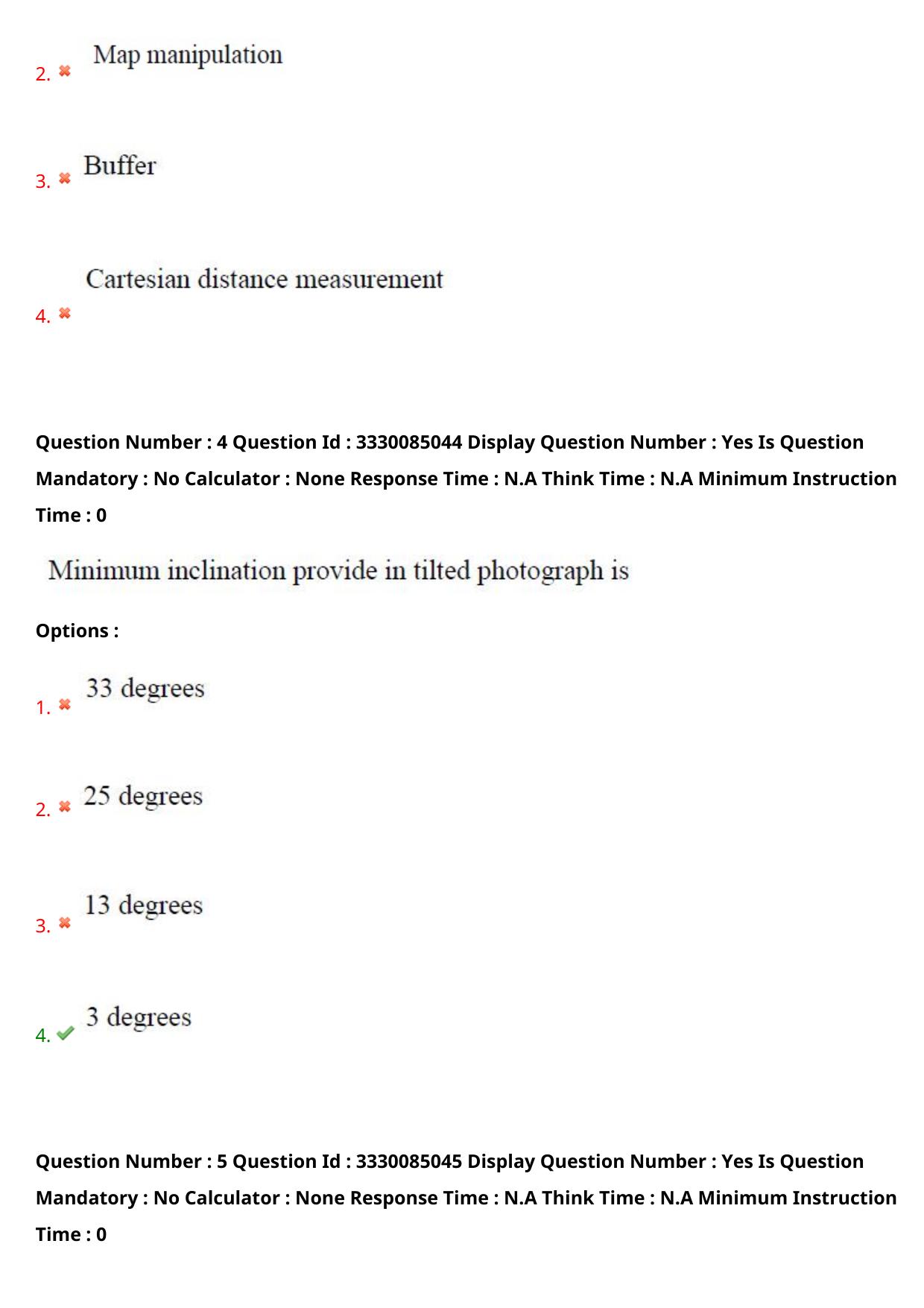 AP PGECET 2024 GG - GEO Engineering & Geo Informatics Question Paper with Preliminary Key - Page 4