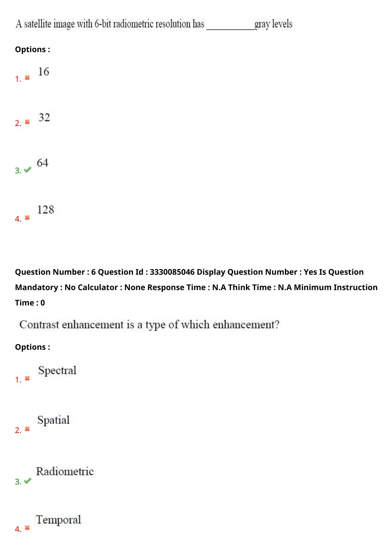AP PGECET 2024 GG - GEO Engineering & Geo Informatics Question Paper with Preliminary Key - Page 5