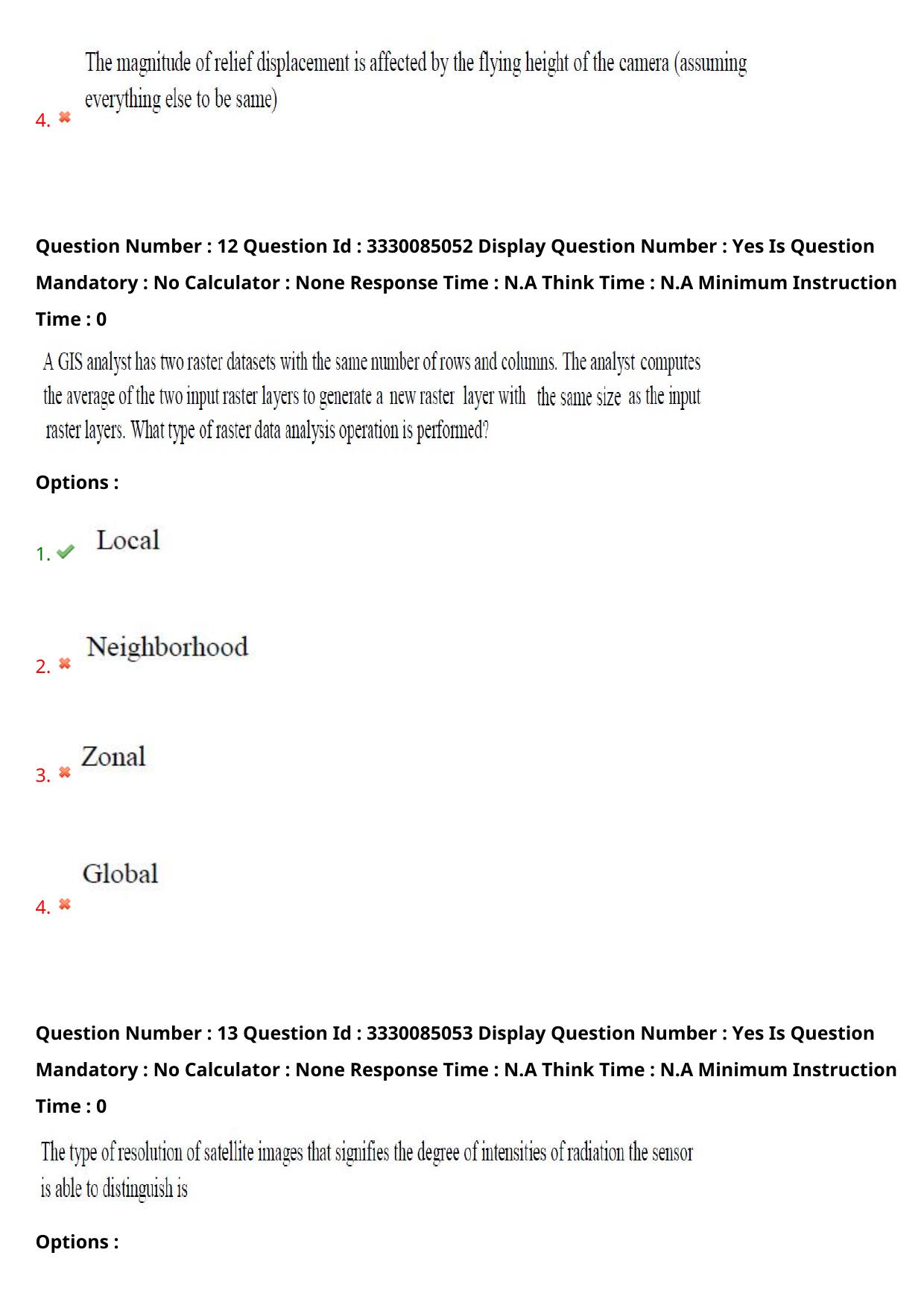 AP PGECET 2024 GG - GEO Engineering & Geo Informatics Question Paper with Preliminary Key - Page 9