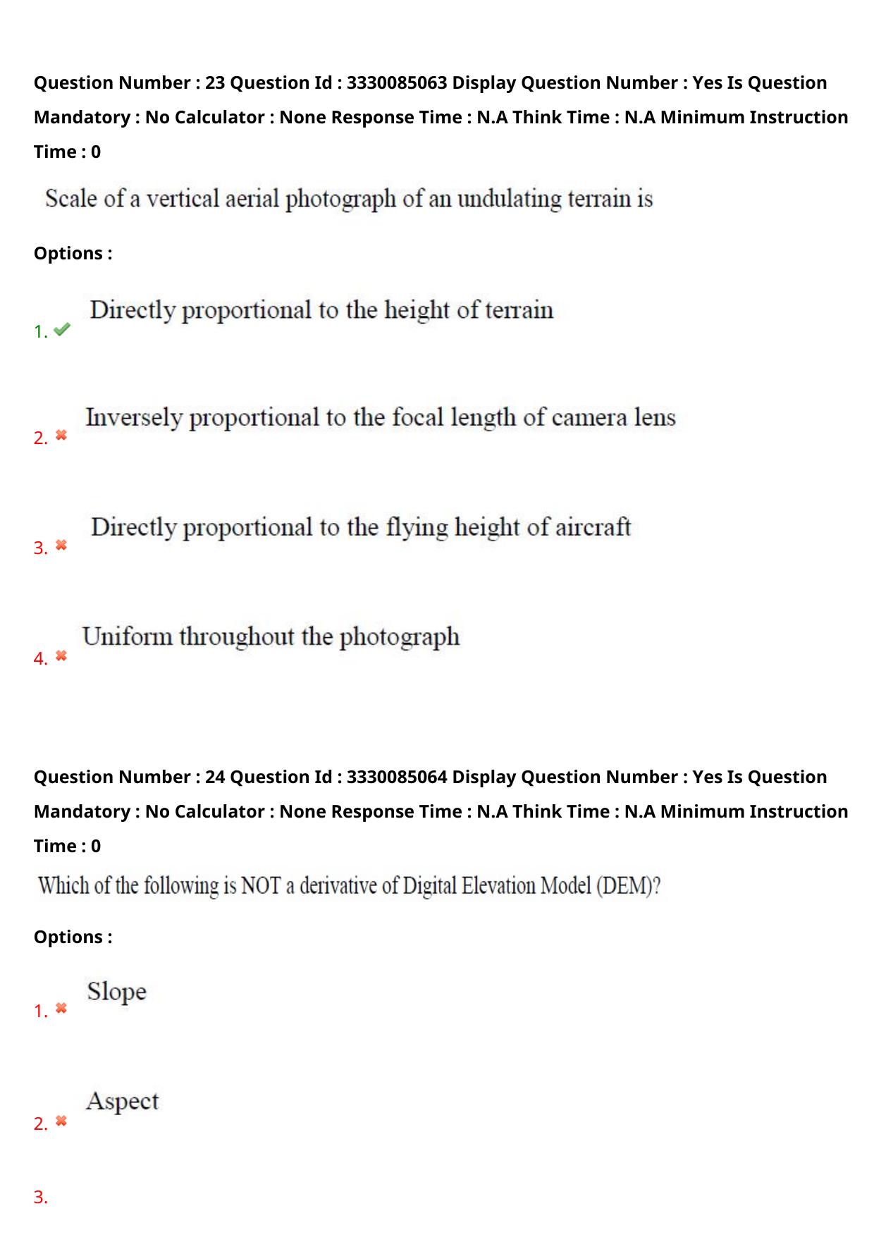AP PGECET 2024 GG - GEO Engineering & Geo Informatics Question Paper with Preliminary Key - Page 16