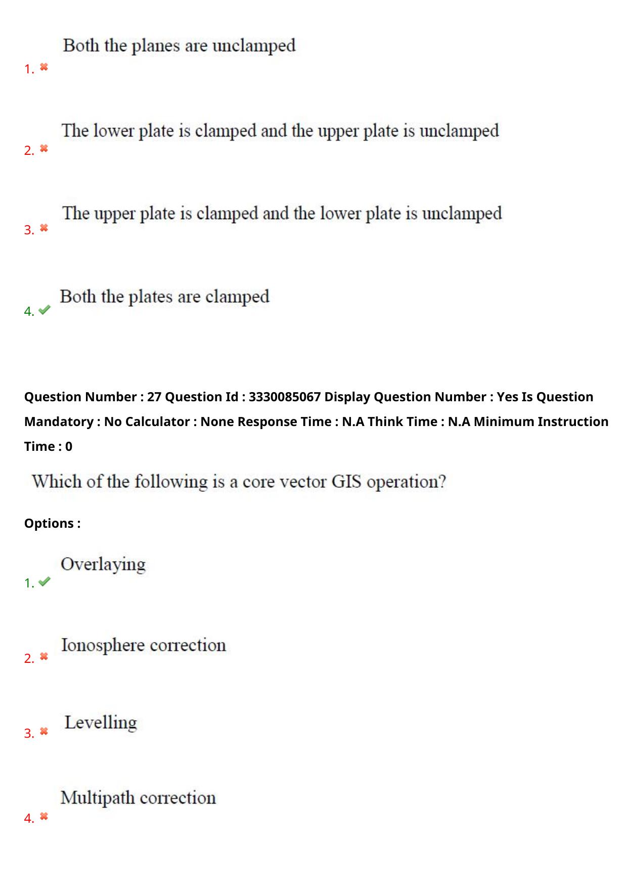 AP PGECET 2024 GG - GEO Engineering & Geo Informatics Question Paper with Preliminary Key - Page 18