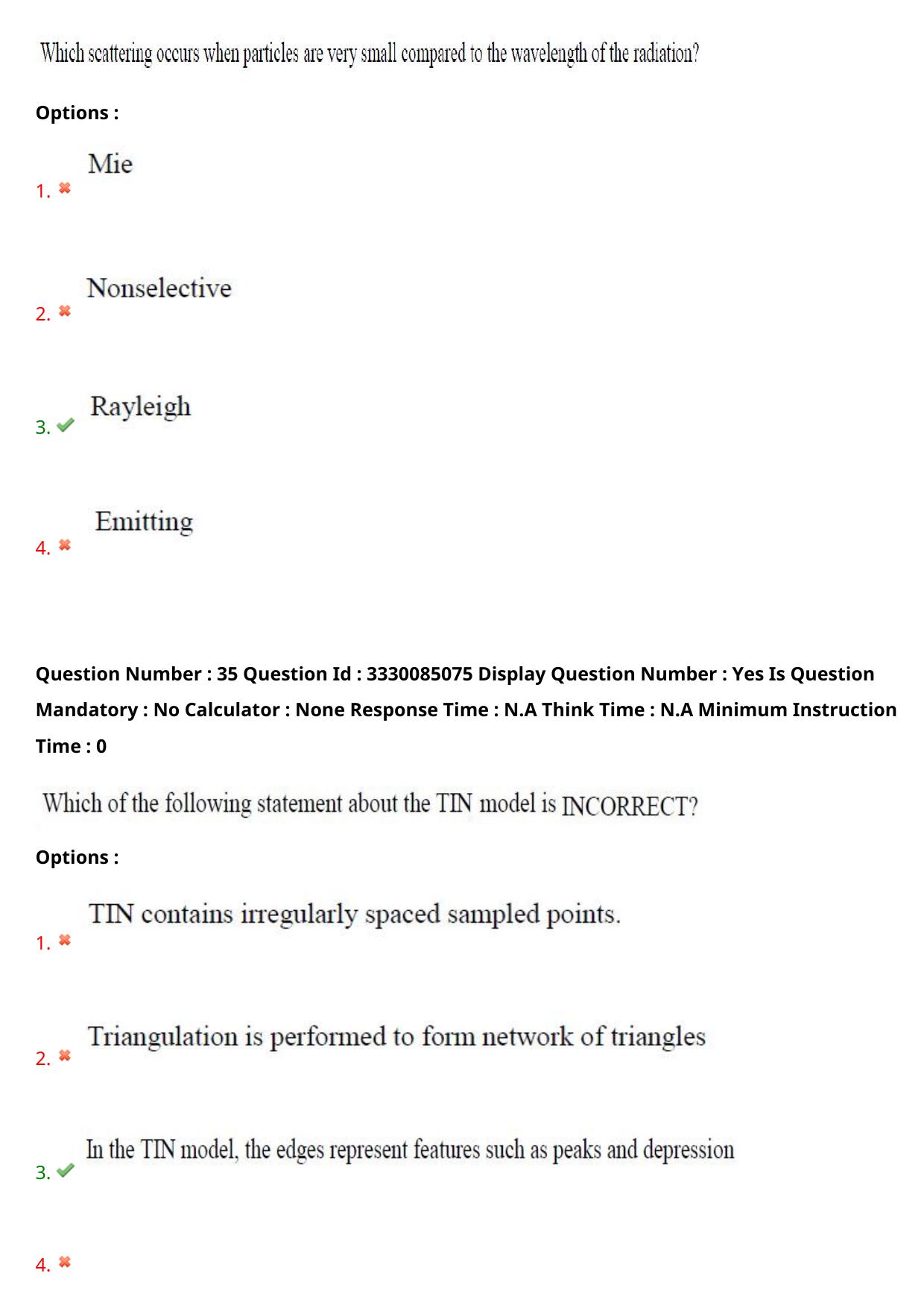 AP PGECET 2024 GG - GEO Engineering & Geo Informatics Question Paper with Preliminary Key - Page 23