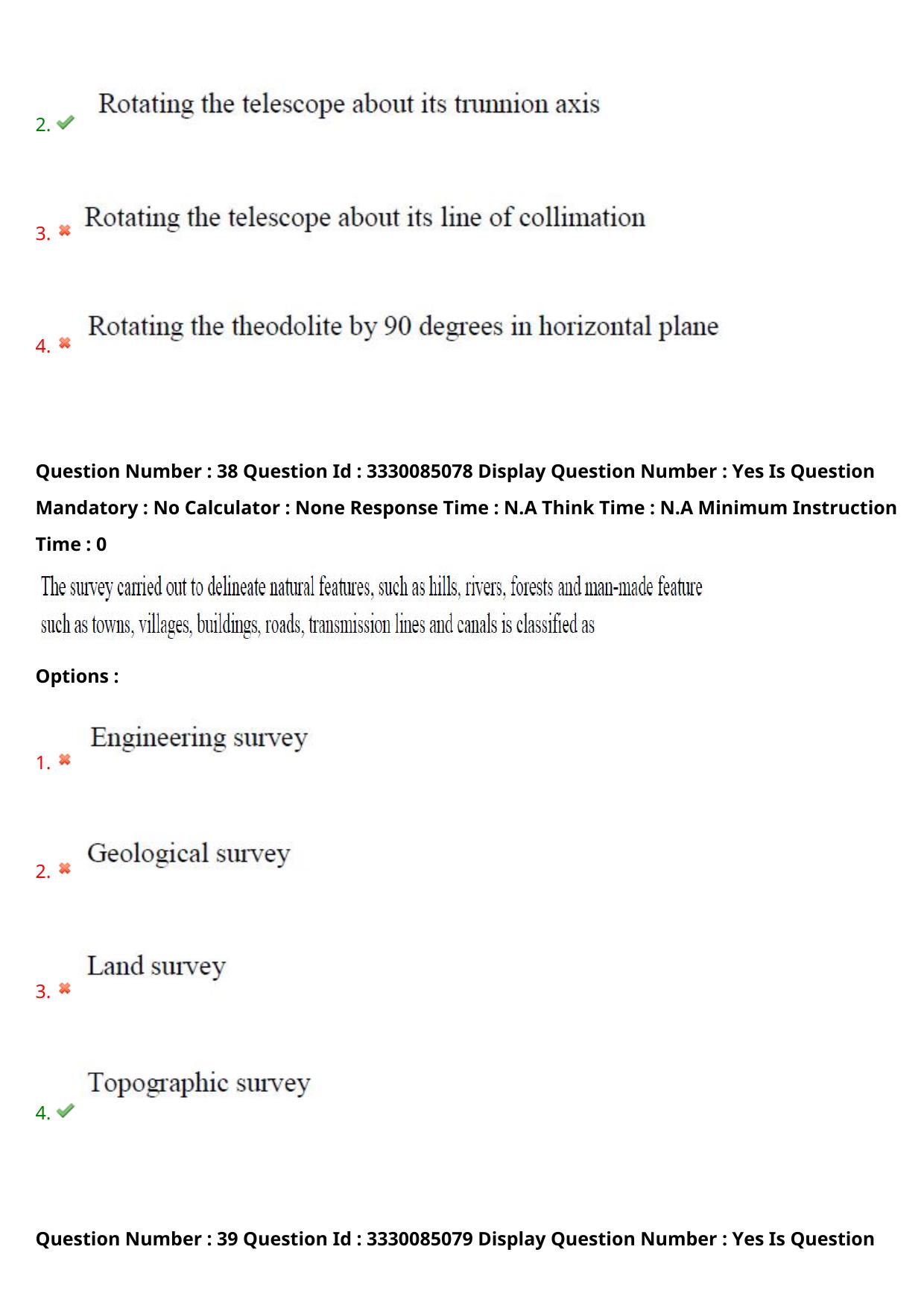 AP PGECET 2024 GG - GEO Engineering & Geo Informatics Question Paper with Preliminary Key - Page 25
