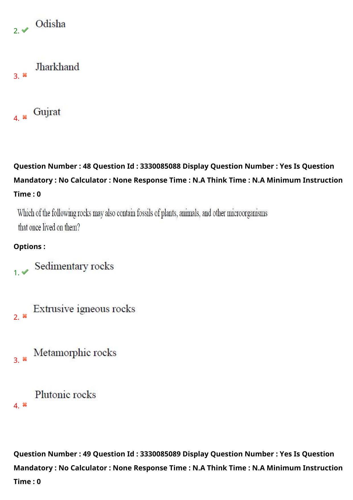 AP PGECET 2024 GG - GEO Engineering & Geo Informatics Question Paper with Preliminary Key - Page 31