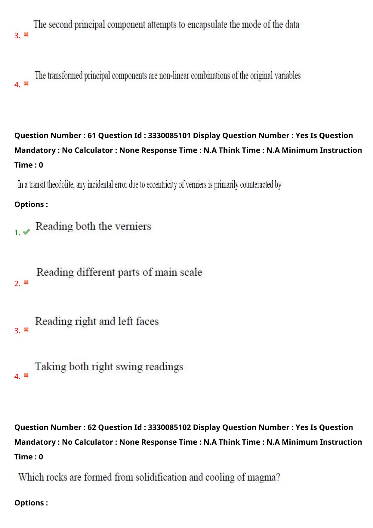AP PGECET 2024 GG - GEO Engineering & Geo Informatics Question Paper with Preliminary Key - Page 39