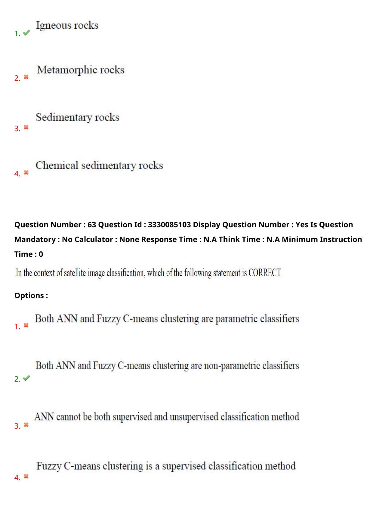 AP PGECET 2024 GG - GEO Engineering & Geo Informatics Question Paper with Preliminary Key - Page 40