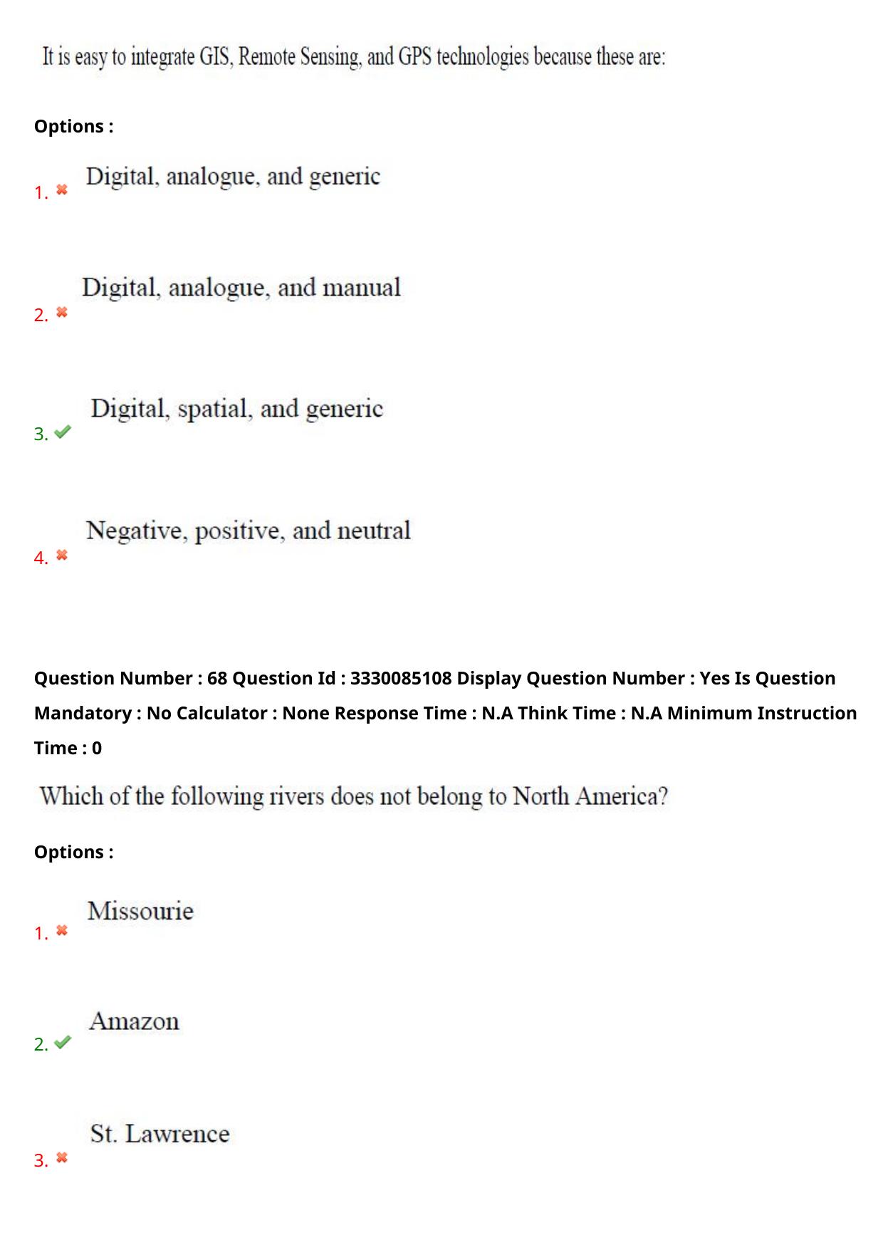 AP PGECET 2024 GG - GEO Engineering & Geo Informatics Question Paper with Preliminary Key - Page 43