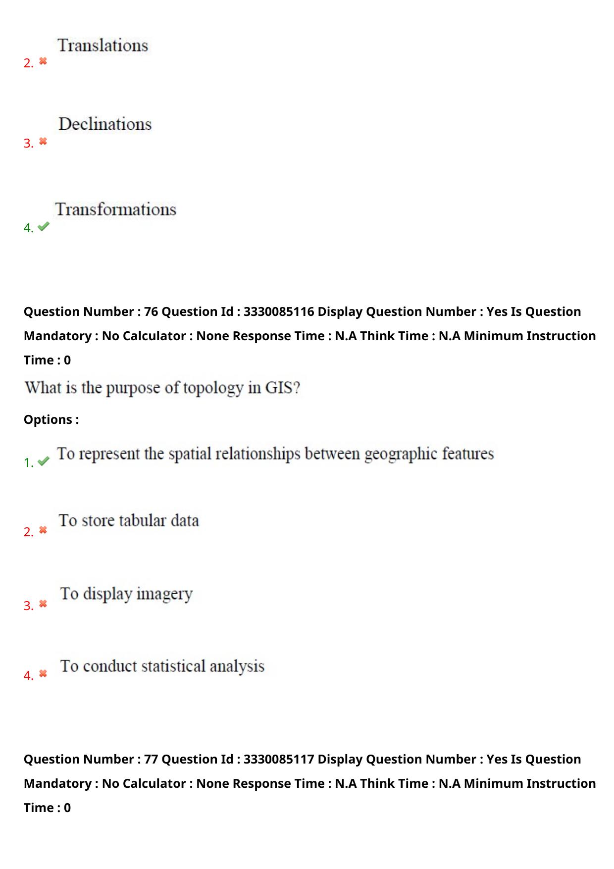 AP PGECET 2024 GG - GEO Engineering & Geo Informatics Question Paper with Preliminary Key - Page 48