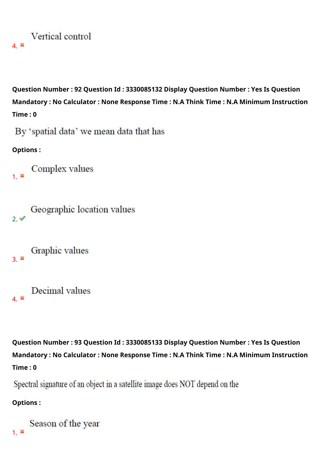 AP PGECET 2024 GG - GEO Engineering & Geo Informatics Question Paper with Preliminary Key - Page 58