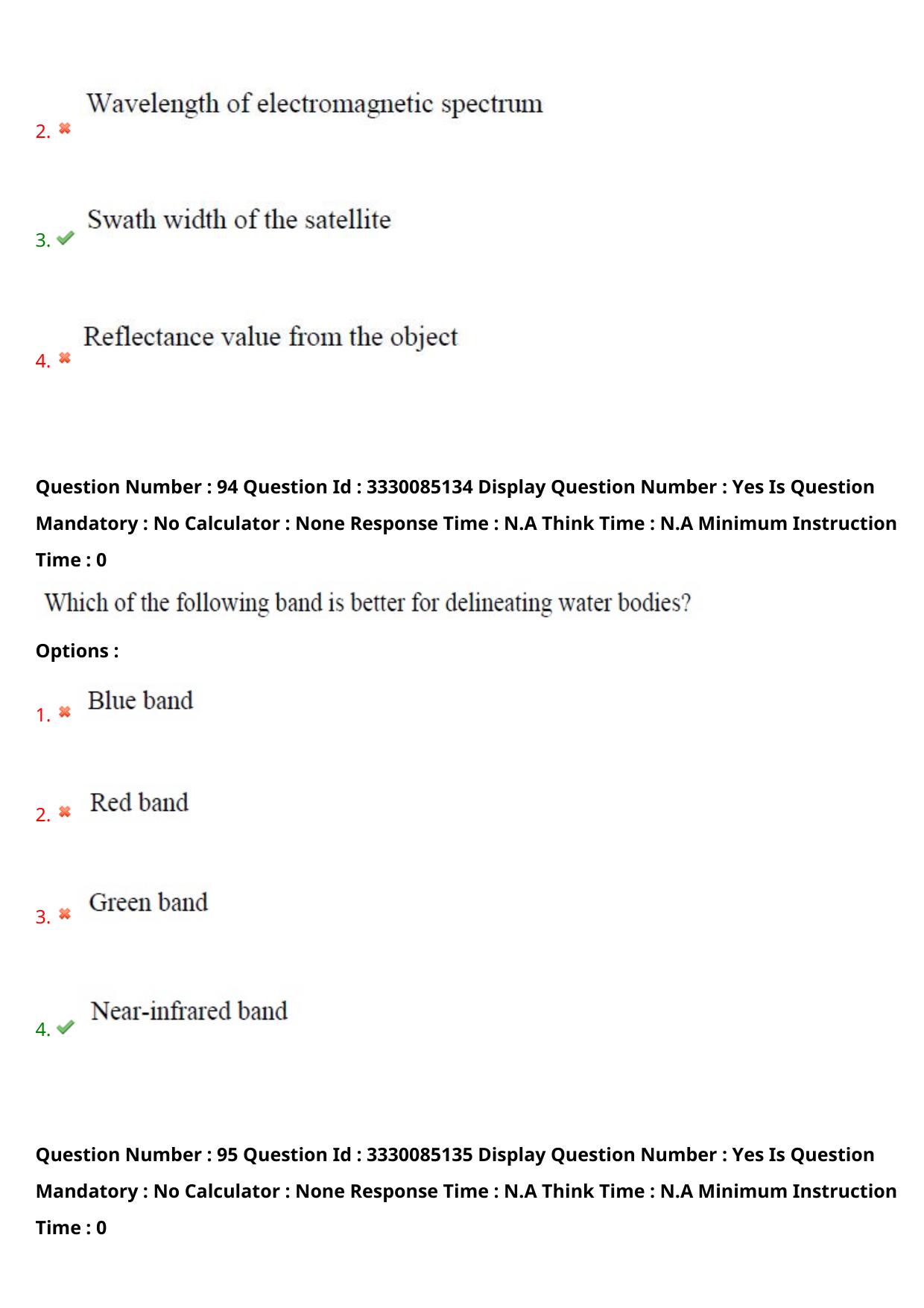 AP PGECET 2024 GG - GEO Engineering & Geo Informatics Question Paper with Preliminary Key - Page 59