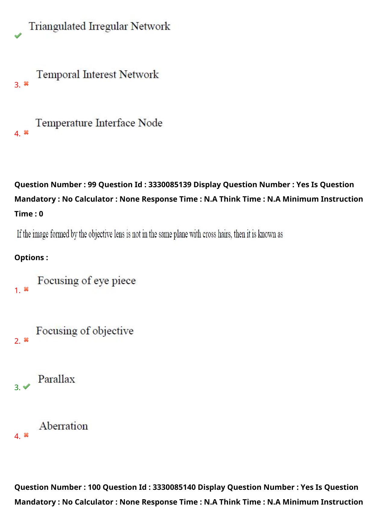 AP PGECET 2024 GG - GEO Engineering & Geo Informatics Question Paper with Preliminary Key - Page 62