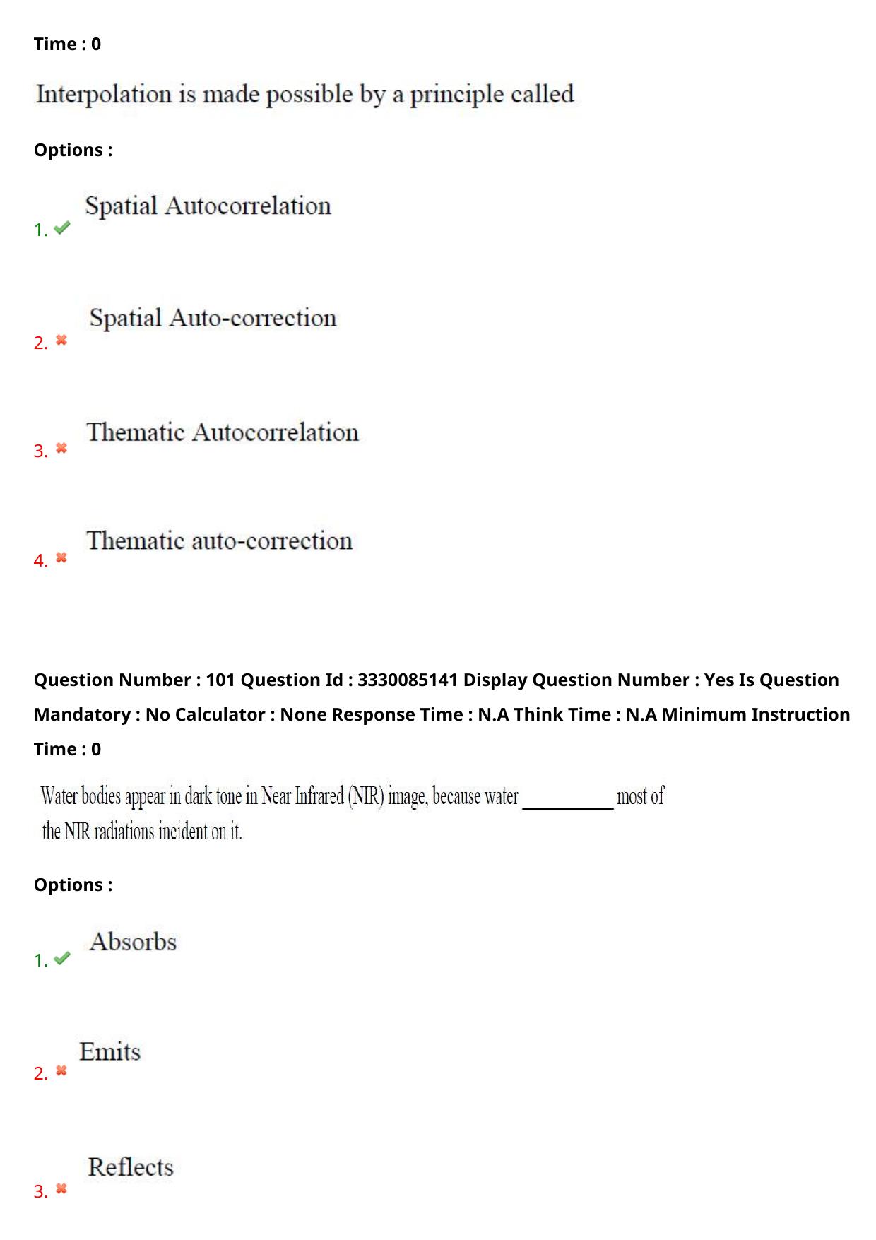 AP PGECET 2024 GG - GEO Engineering & Geo Informatics Question Paper with Preliminary Key - Page 63