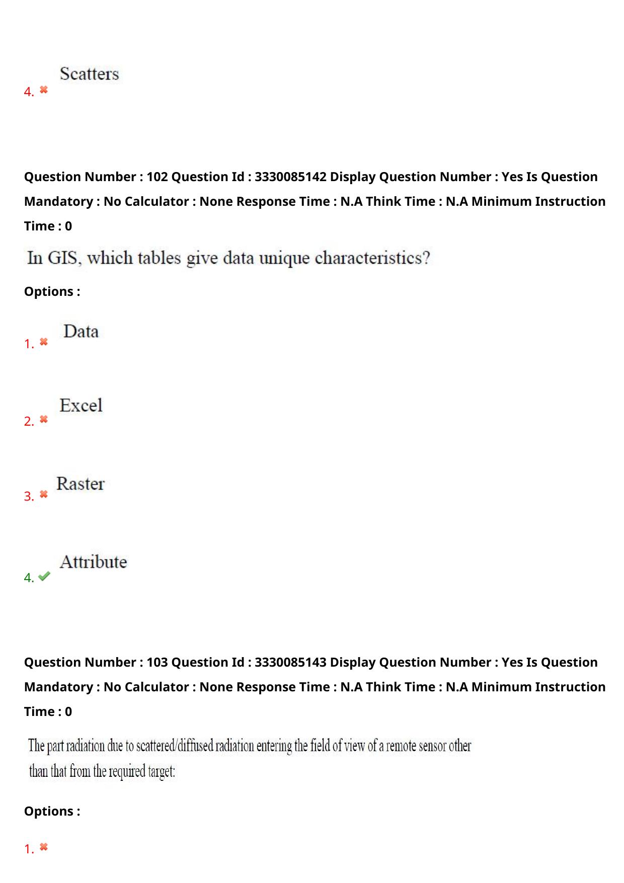 AP PGECET 2024 GG - GEO Engineering & Geo Informatics Question Paper with Preliminary Key - Page 64