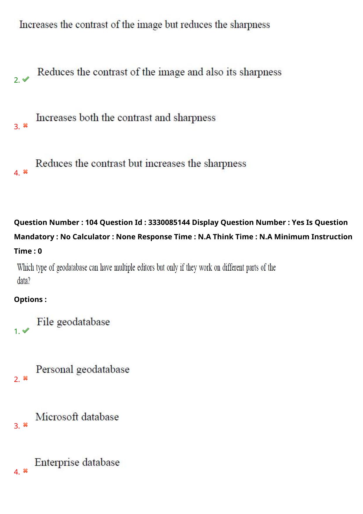 AP PGECET 2024 GG - GEO Engineering & Geo Informatics Question Paper with Preliminary Key - Page 65