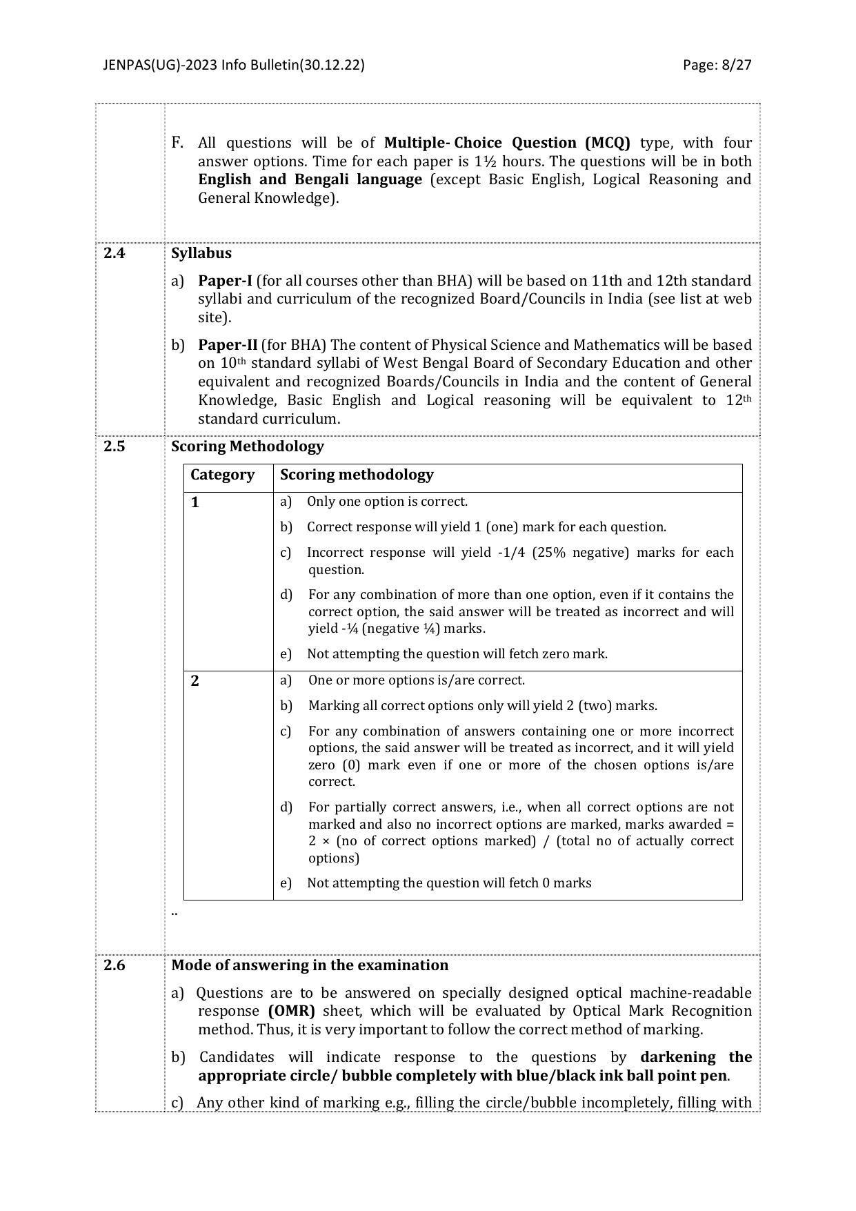 JENPAS UG Syllabus - Page 8