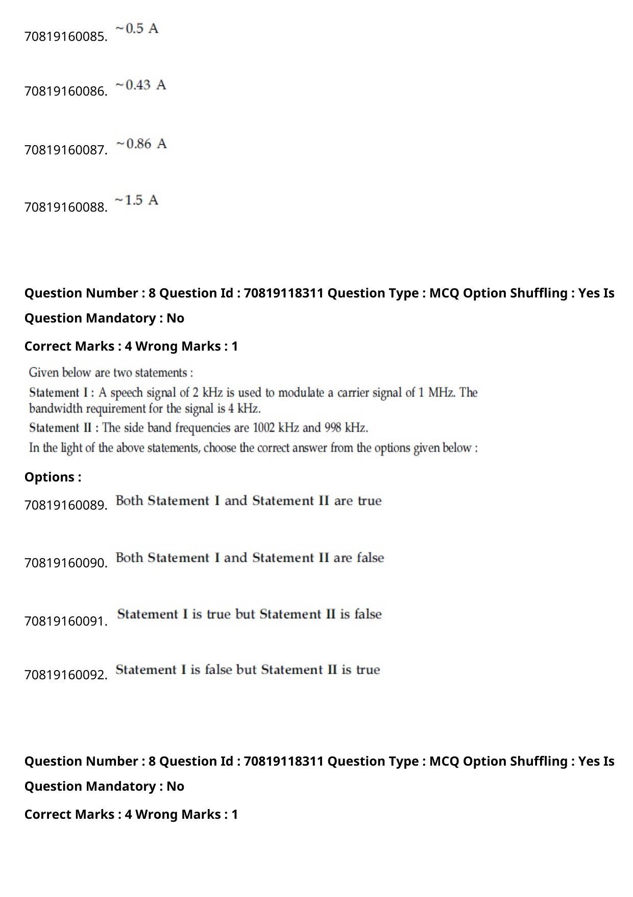 JEE Mains 2021: BTech Odiy (Shift 1) 25-02-2021 Question Paper - Page 11
