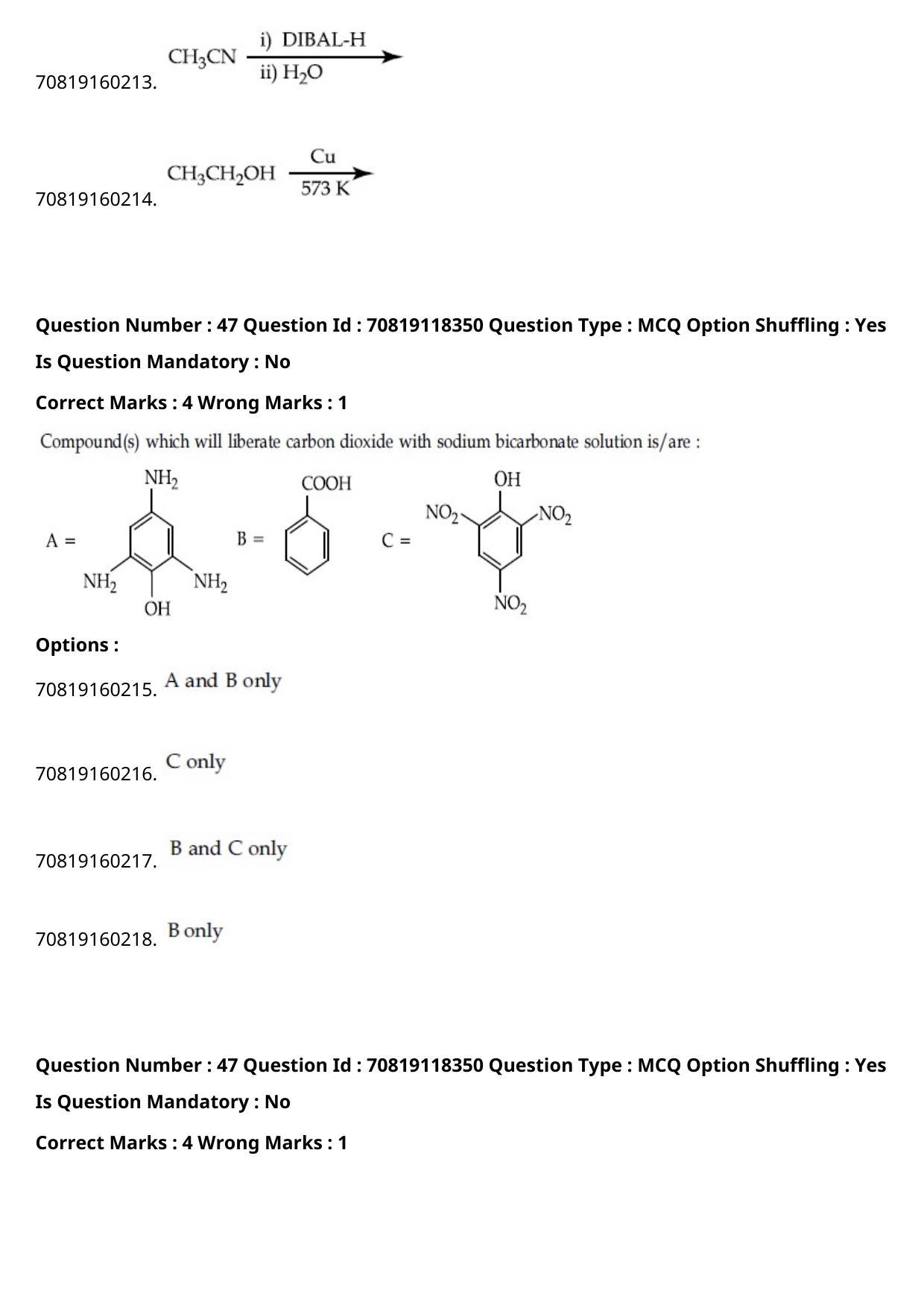 JEE Mains 2021: BTech Odiy (Shift 1) 25-02-2021 Question Paper - Page 57
