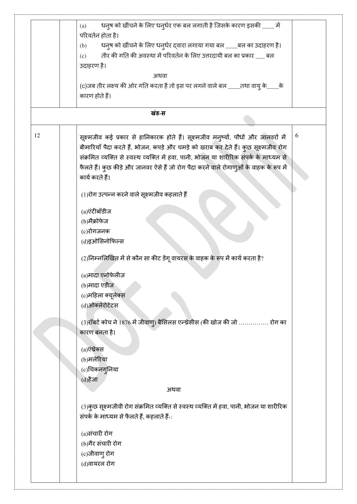 Edudel Class 8 Science (Hindi) Practice Papers-2 (2023-24) - Page 5
