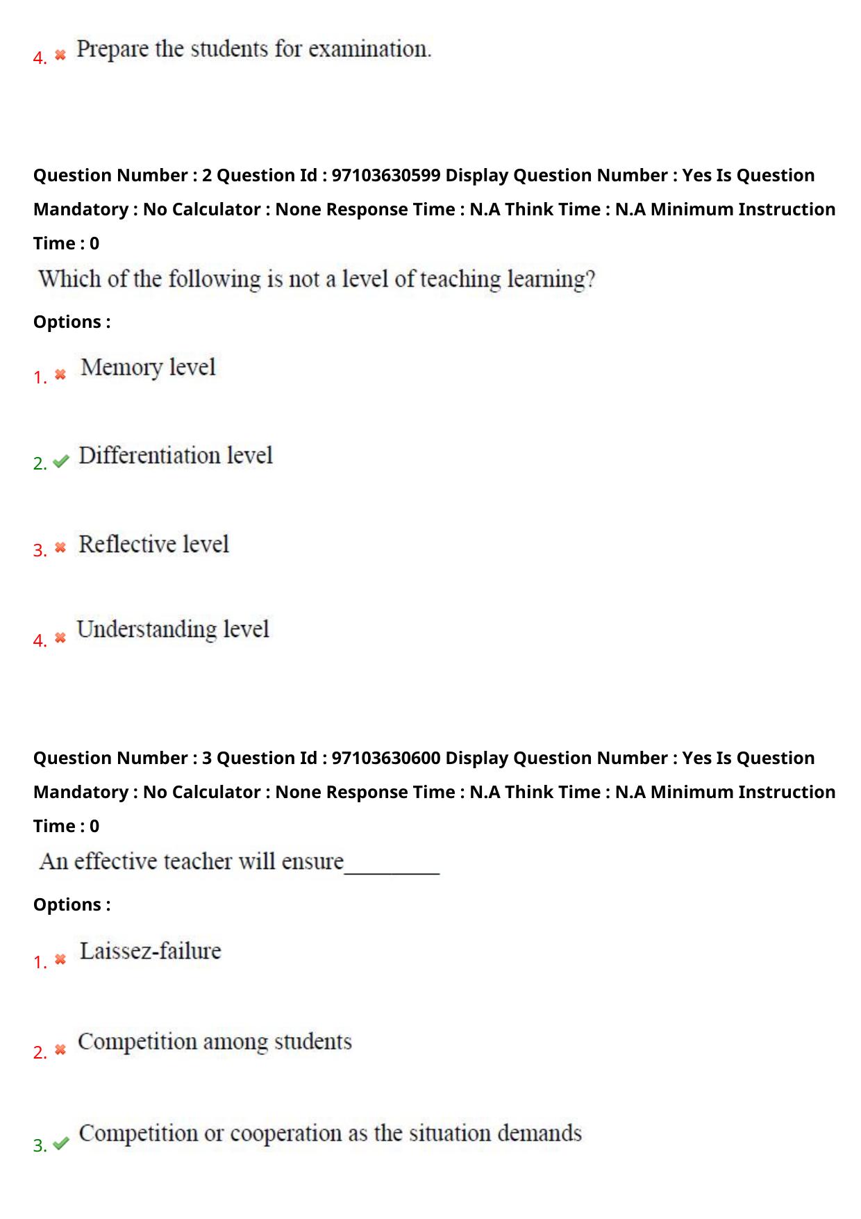 AP RCET 2024 Food Technology Question Paper - Page 3