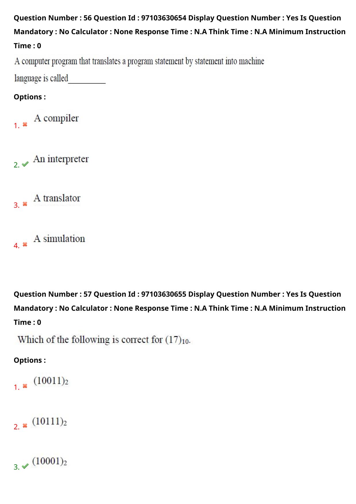 AP RCET 2024 Food Technology Question Paper - Page 36