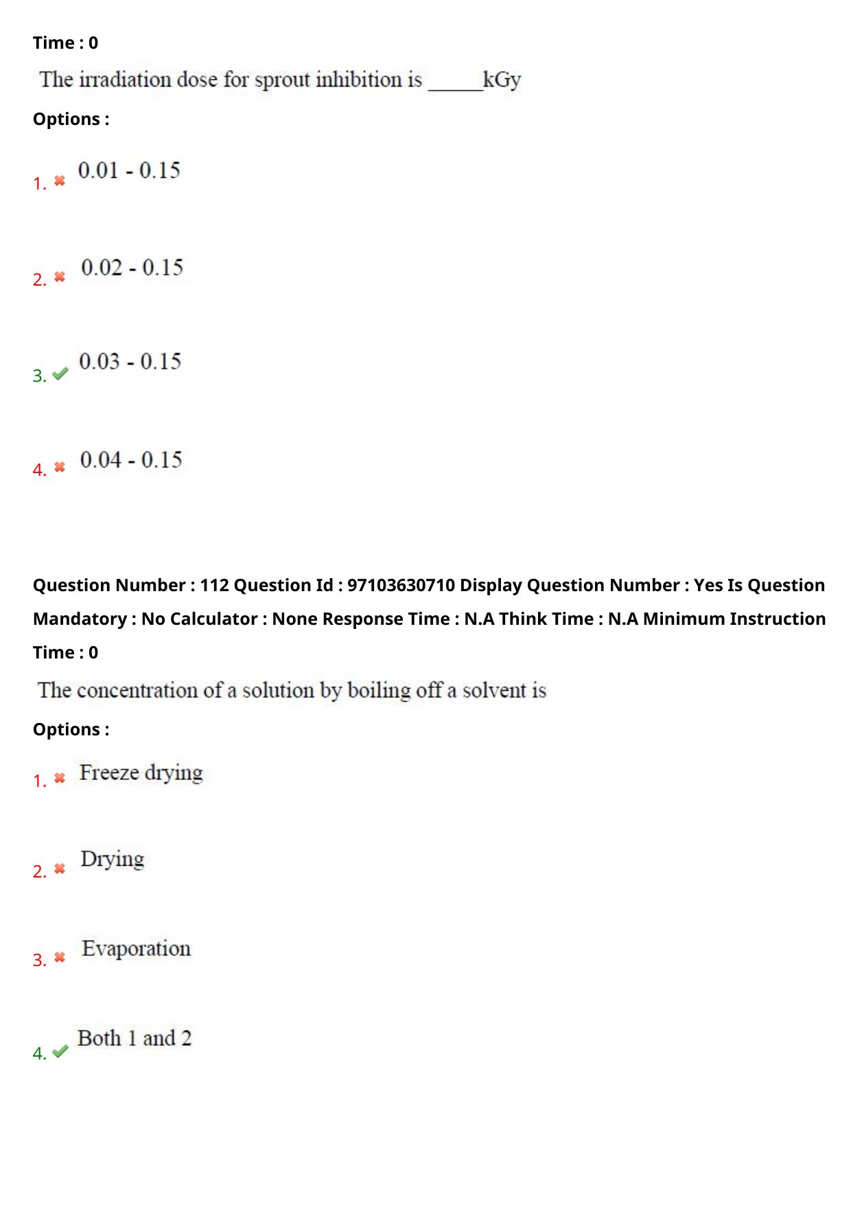 AP RCET 2024 Food Technology Question Paper - Page 65
