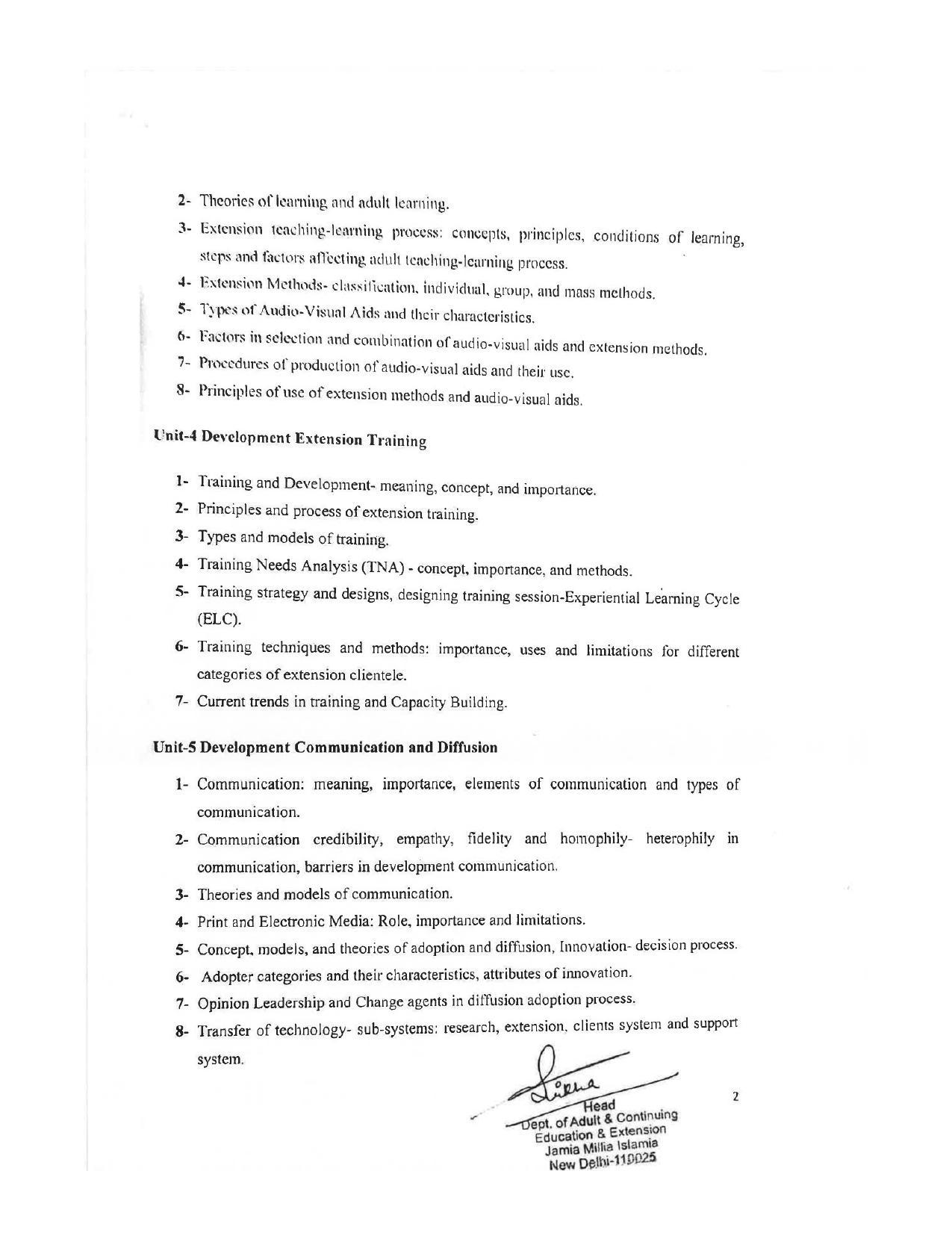 JMI Entrance Exam FACULTY OF SOCIAL SCIENCES Syllabus - Page 12
