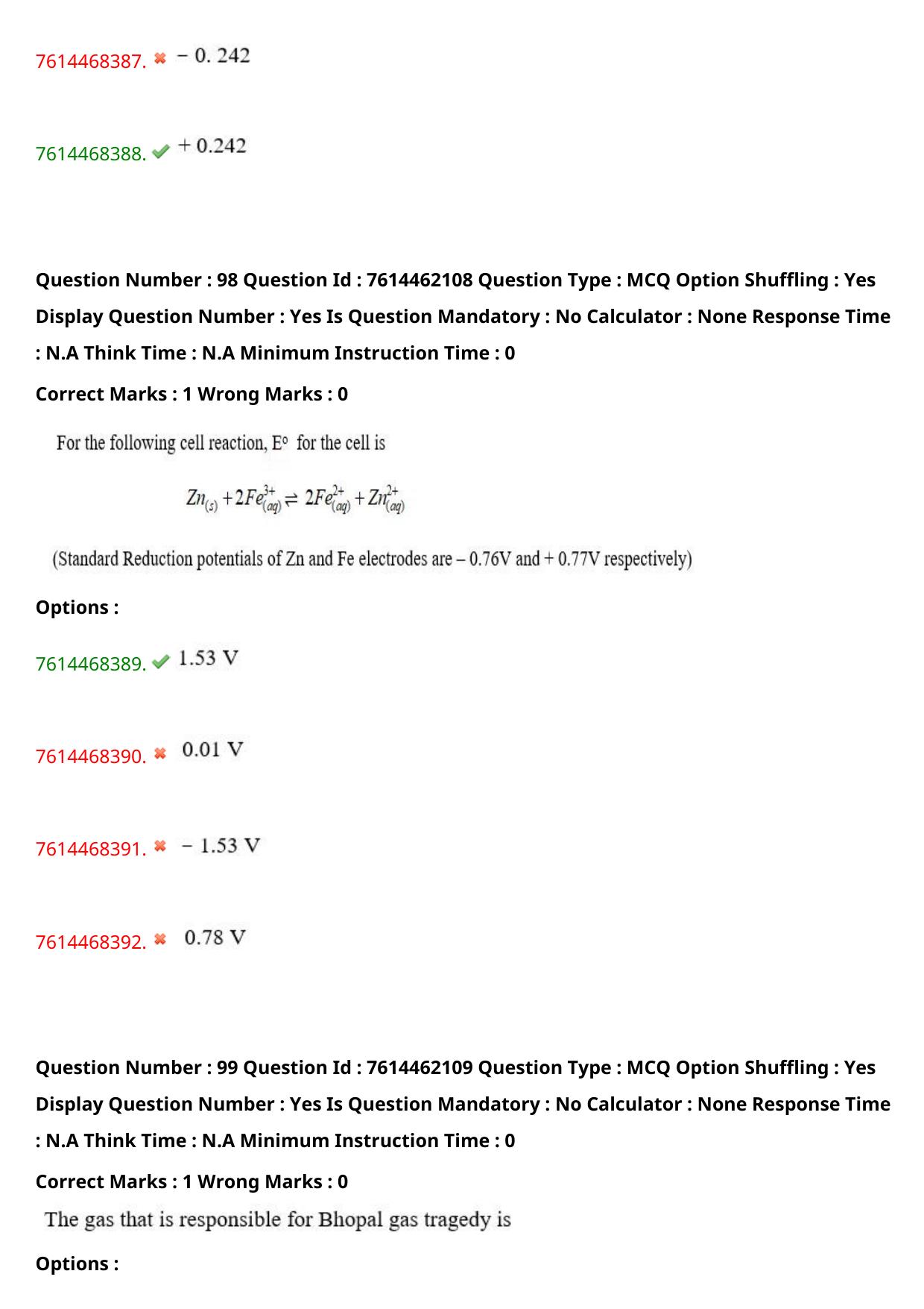 TS ECET 2024: MEC - MECHANICAL ENGINEERING Master Question Paper With Preliminary Key - Page 61