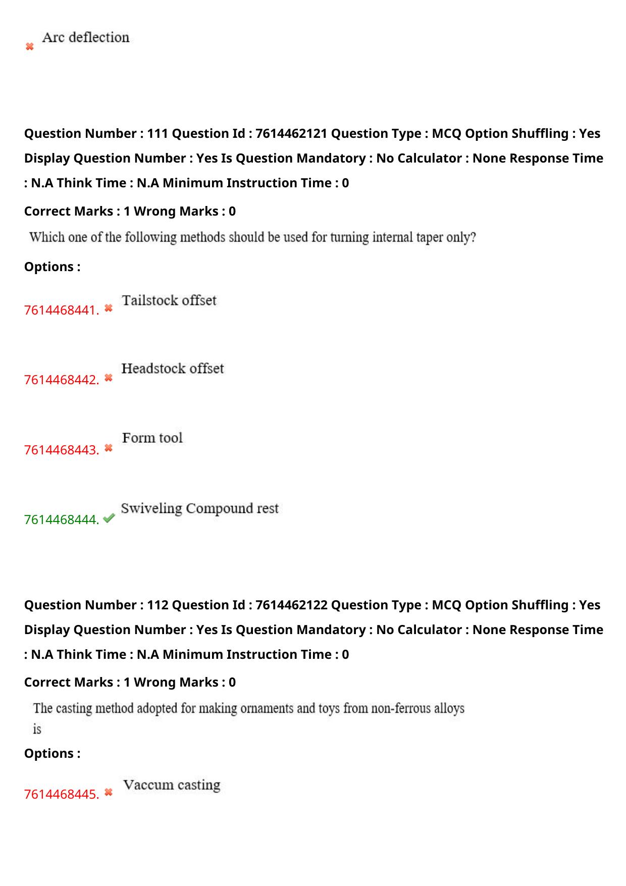TS ECET 2024: MEC - MECHANICAL ENGINEERING Master Question Paper With Preliminary Key - Page 69