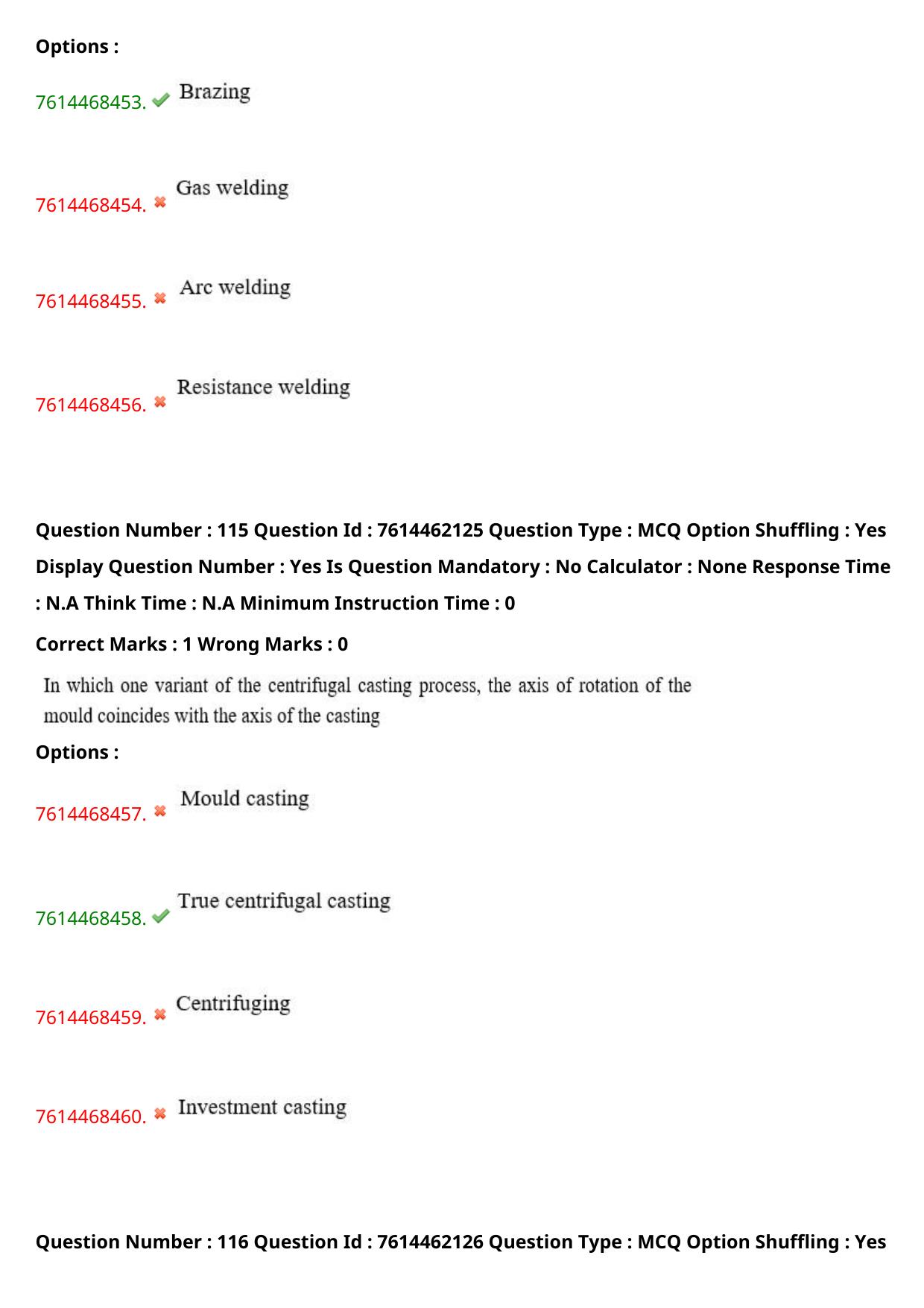 TS ECET 2024: MEC - MECHANICAL ENGINEERING Master Question Paper With Preliminary Key - Page 71