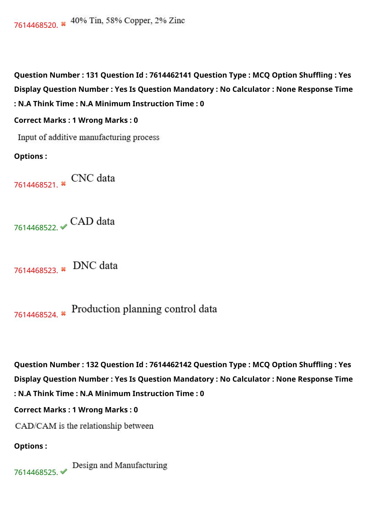 TS ECET 2024: MEC - MECHANICAL ENGINEERING Master Question Paper With Preliminary Key - Page 80