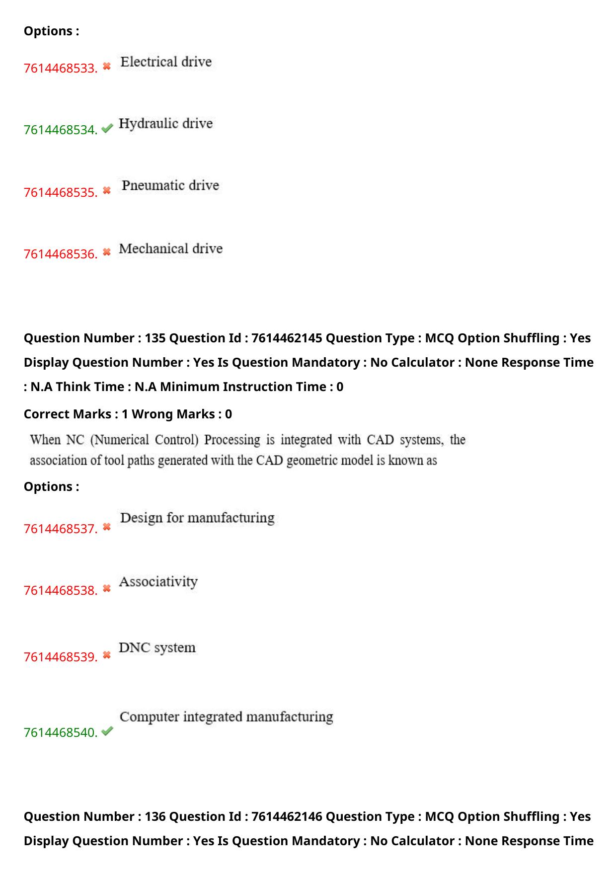 TS ECET 2024: MEC - MECHANICAL ENGINEERING Master Question Paper With Preliminary Key - Page 82