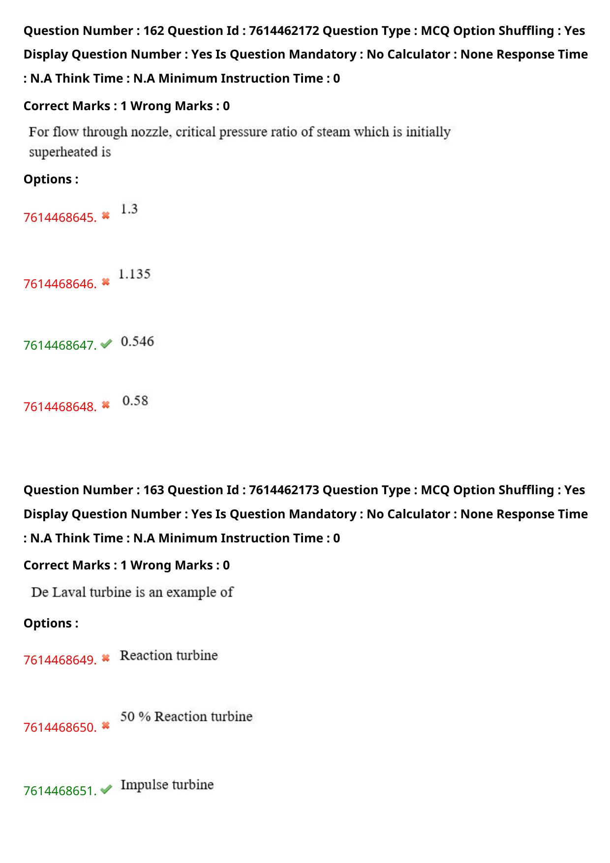 TS ECET 2024: MEC - MECHANICAL ENGINEERING Master Question Paper With Preliminary Key - Page 98