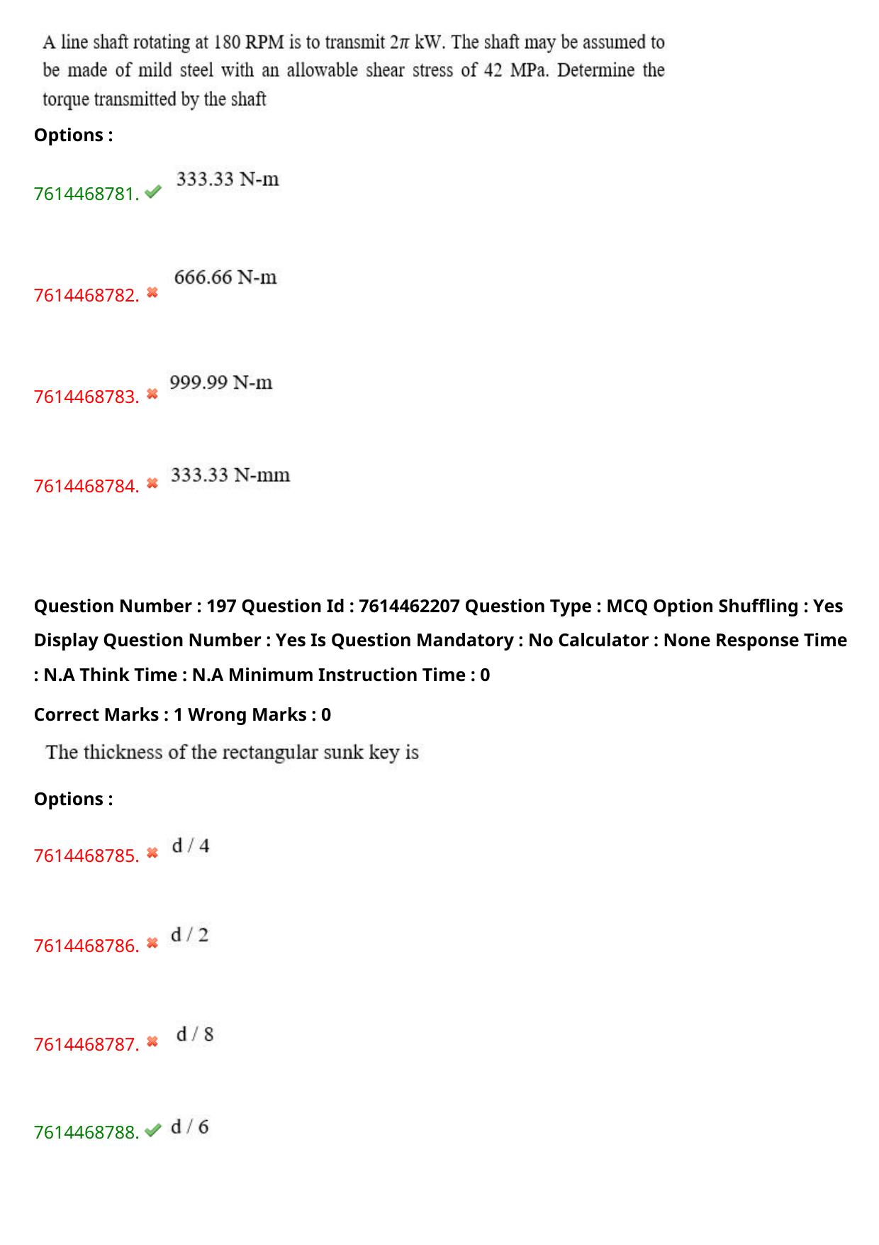 TS ECET 2024: MEC - MECHANICAL ENGINEERING Master Question Paper With Preliminary Key - Page 118