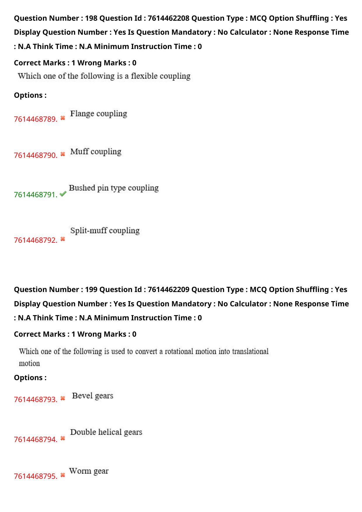 TS ECET 2024: MEC - MECHANICAL ENGINEERING Master Question Paper With Preliminary Key - Page 119
