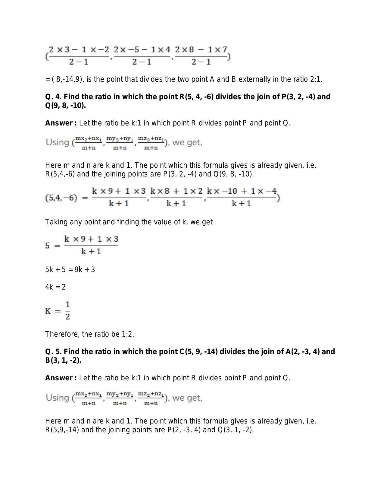 Chapter 26: GThree-Dimensional Geometry: RS Aggarwal Class 11 Solutions  - Page 34