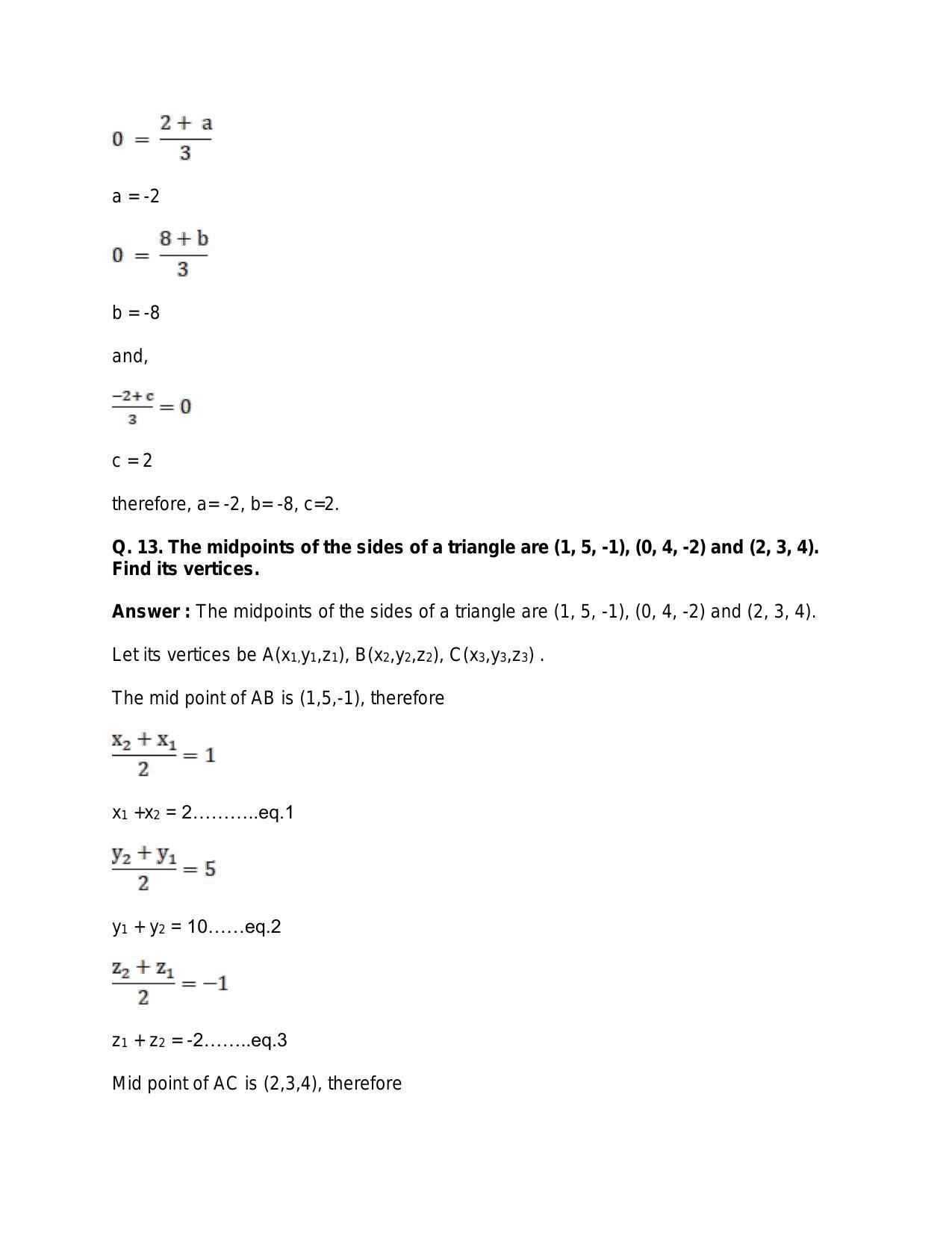 Chapter 26: GThree-Dimensional Geometry: RS Aggarwal Class 11 Solutions  - Page 41