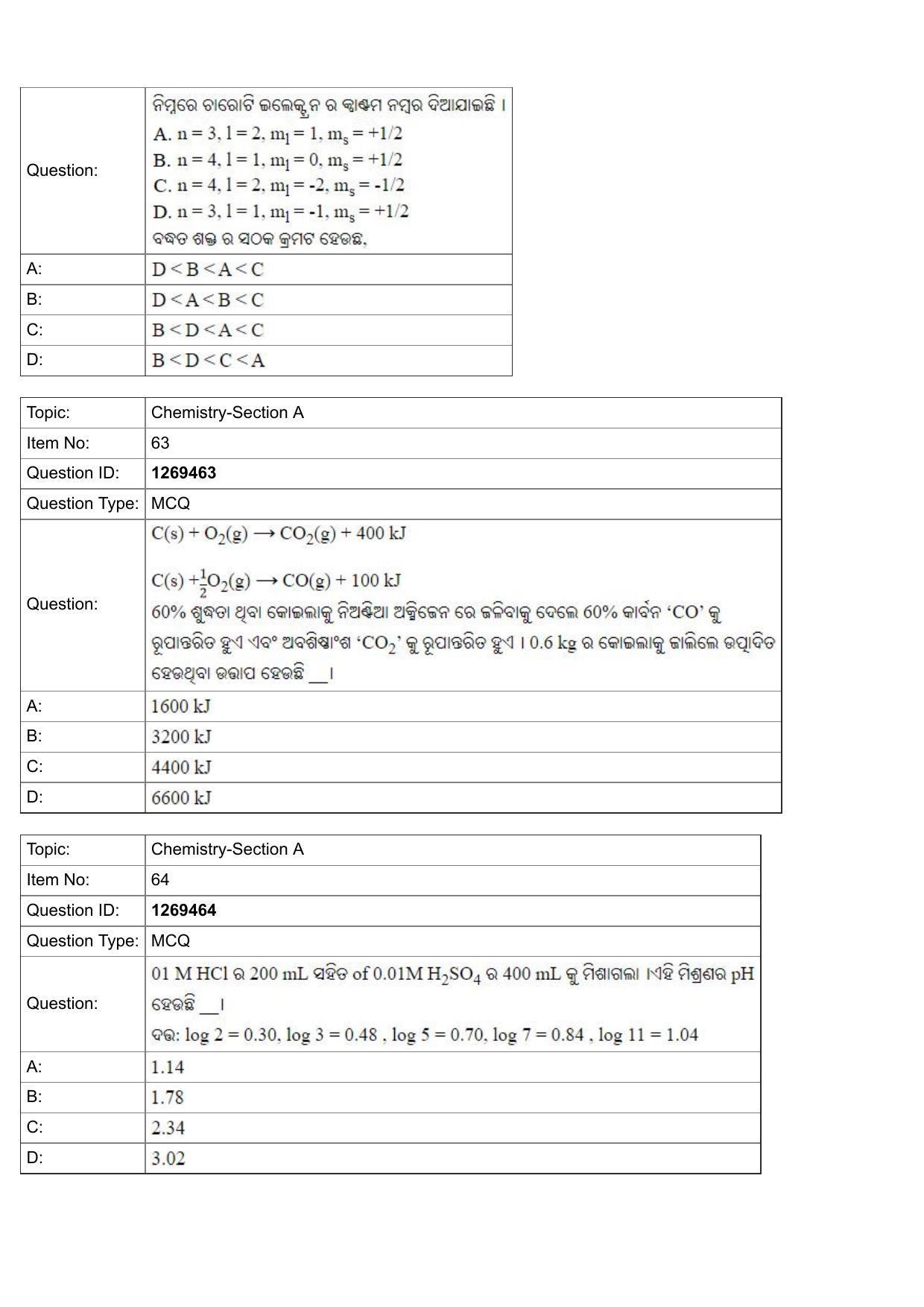 JEE Mains 2022: BTech Odiya (Shift 2) 29-07-2022 Question Paper - Page 22