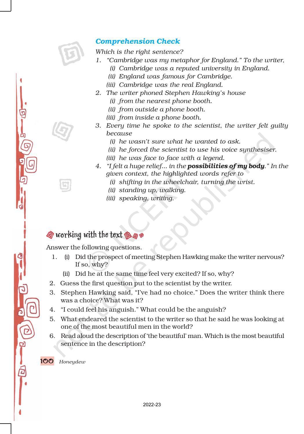 NCERT Book for Class 8 English Chapter 7 A Visit to Cambridge - Page 5