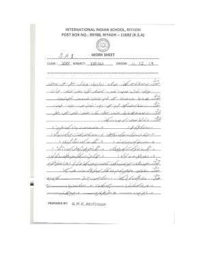 CBSE Worksheets for Class 8 Urdu Assignment 3