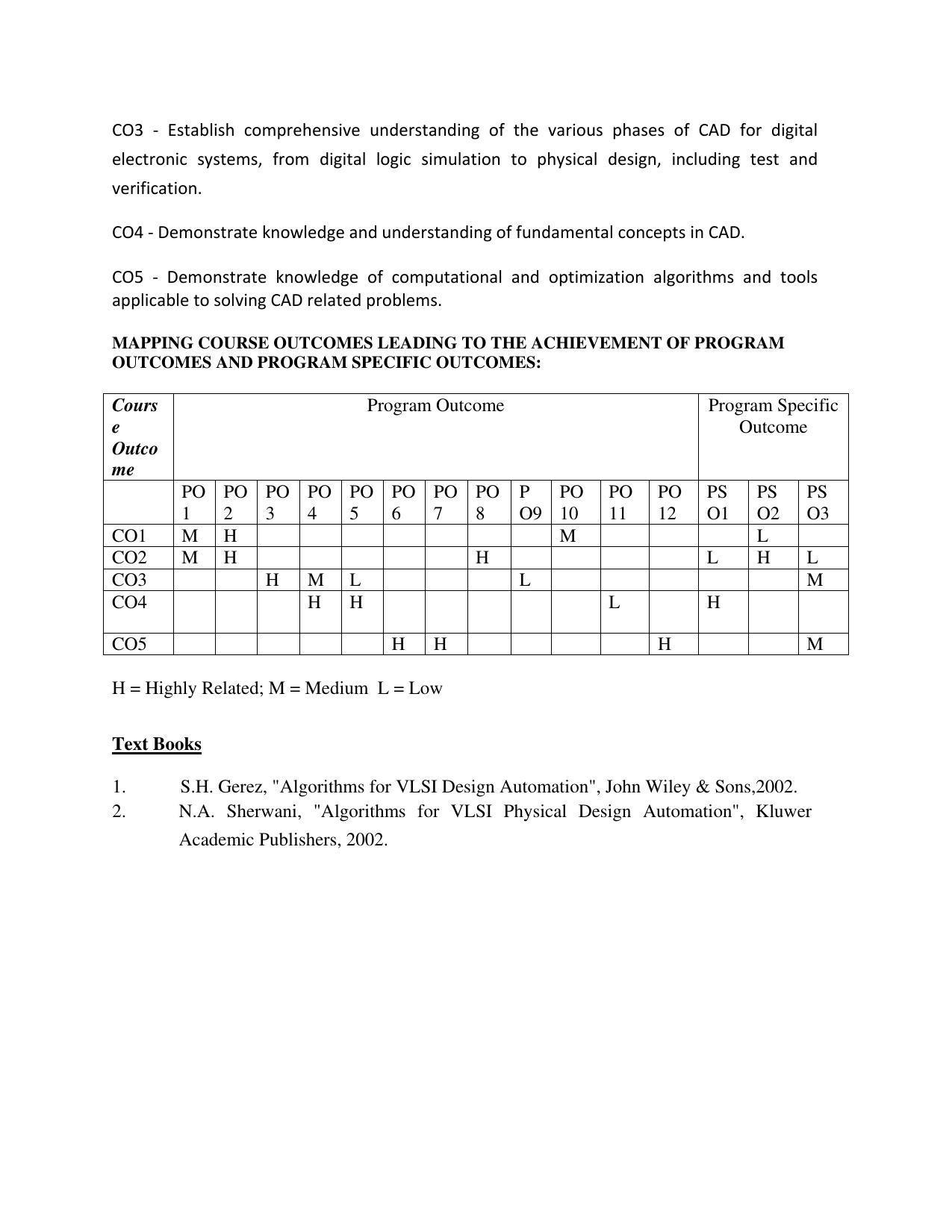 JECRC Jaipur M Tech - VLSI & Embedded System Syllabus - Page 9